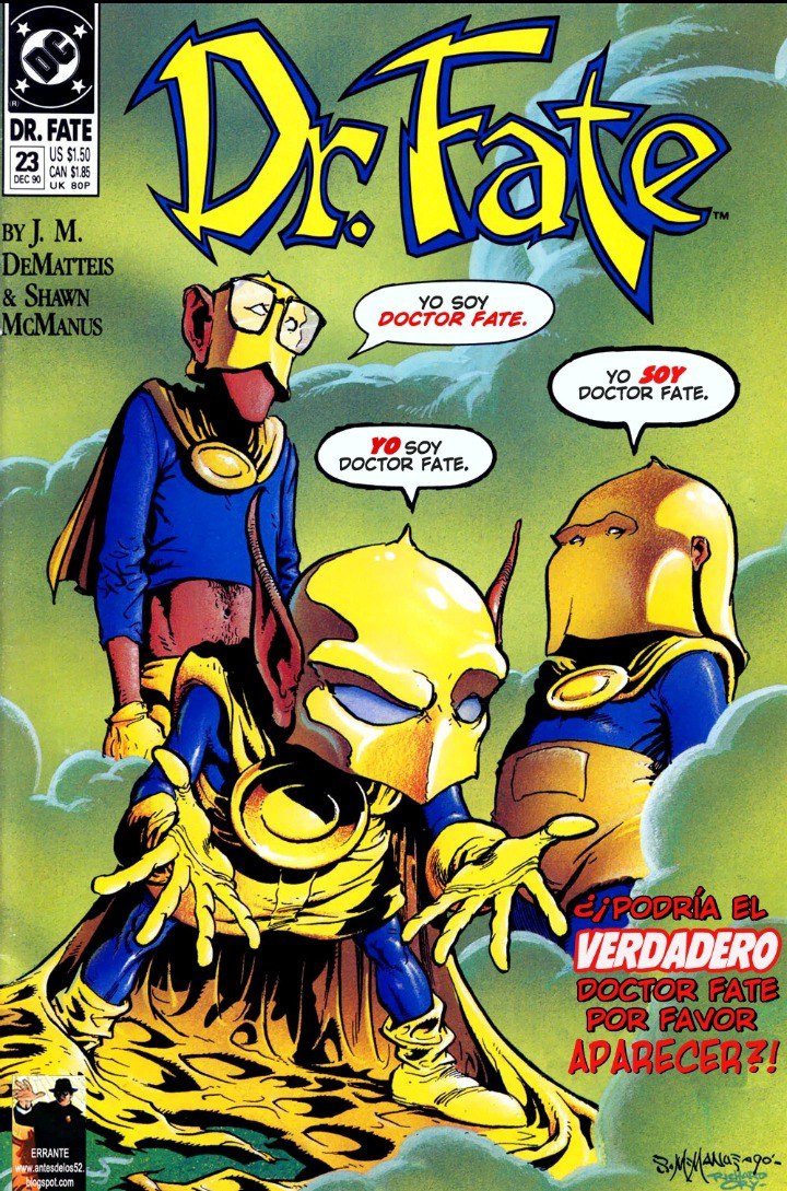 Portada ampliada de Dr Fate