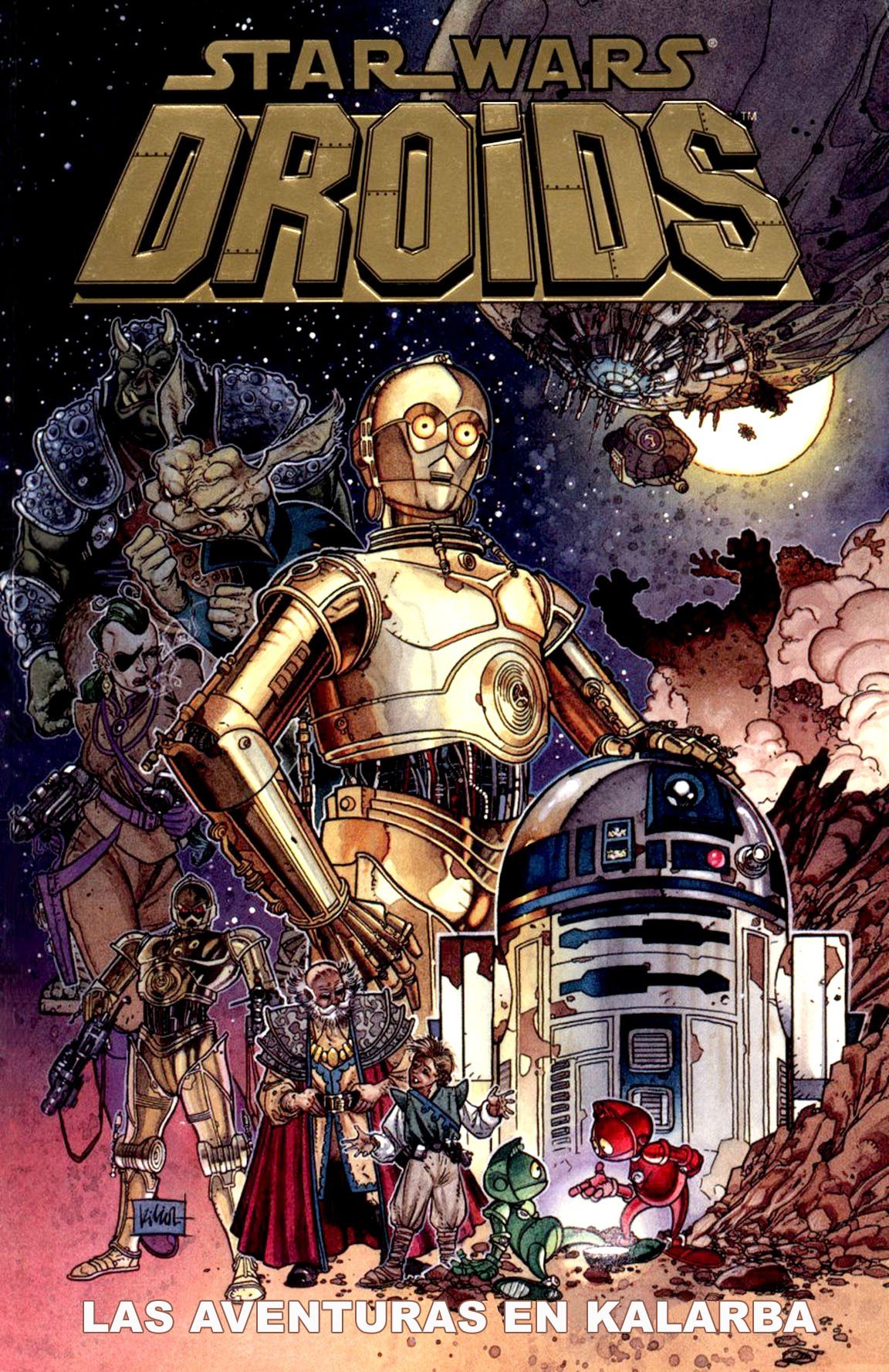 Portada ampliada de STAR WARS DROIDS