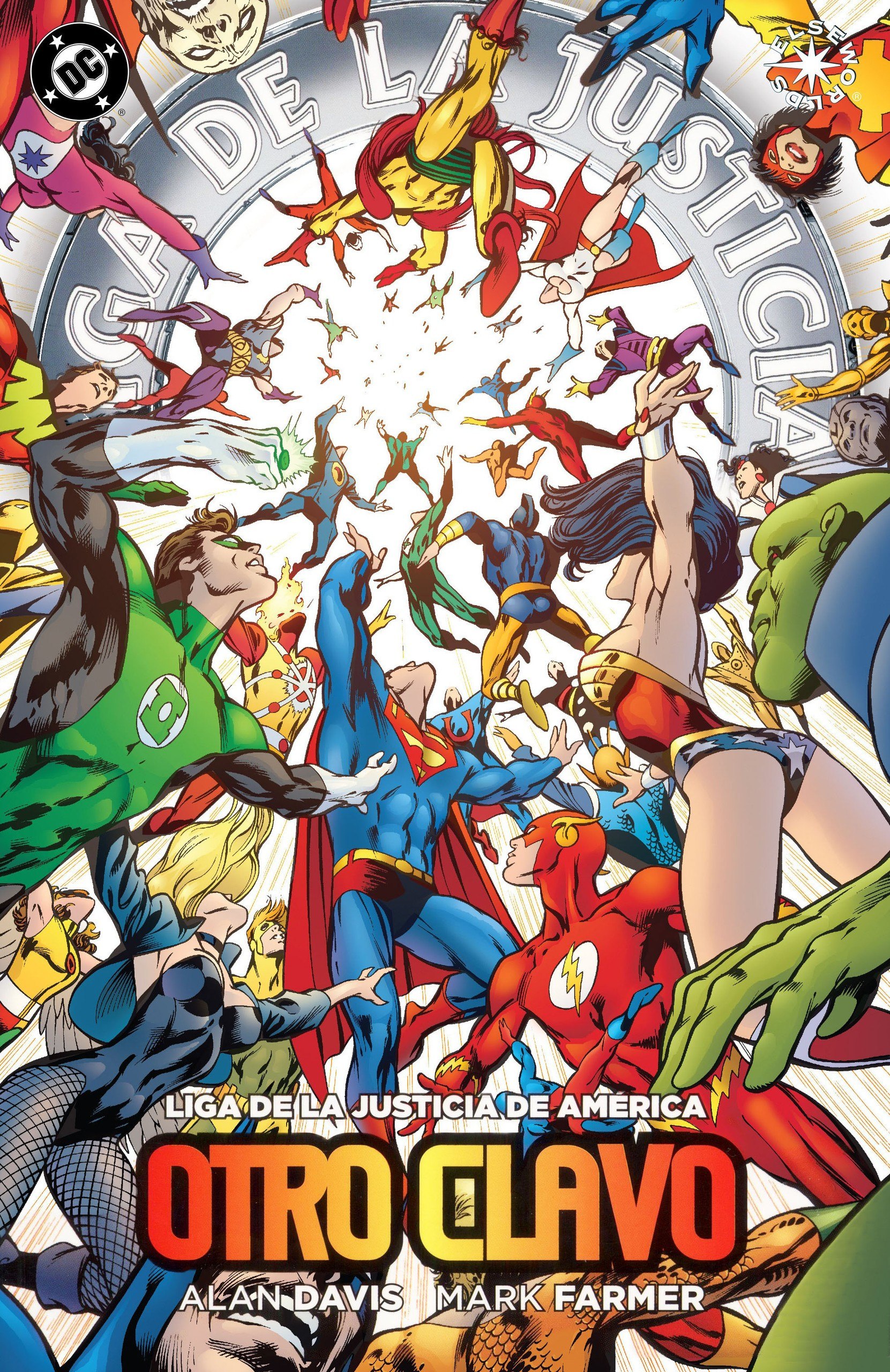 Portada ampliada de LIGA DE LA JUSTICIA DE AMERICA OTRO CLAVO