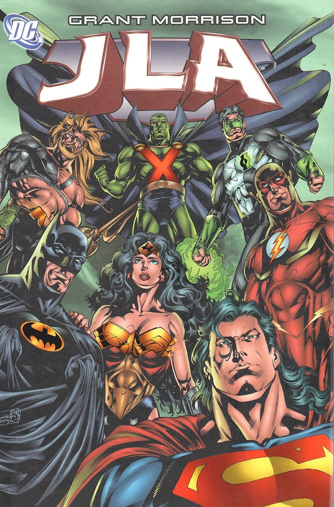Portada ampliada de JLA