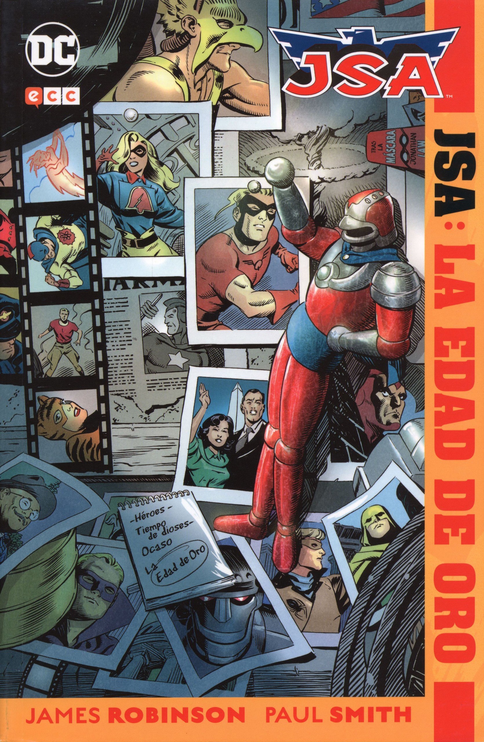 Portada ampliada de JSA: LA FADA DE ORO