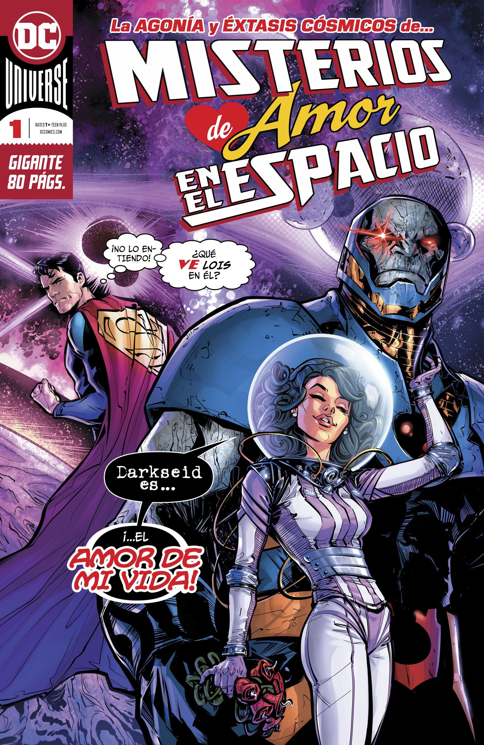 Portada ampliada de MISTERIOS de Amor EN EL ESPACIO