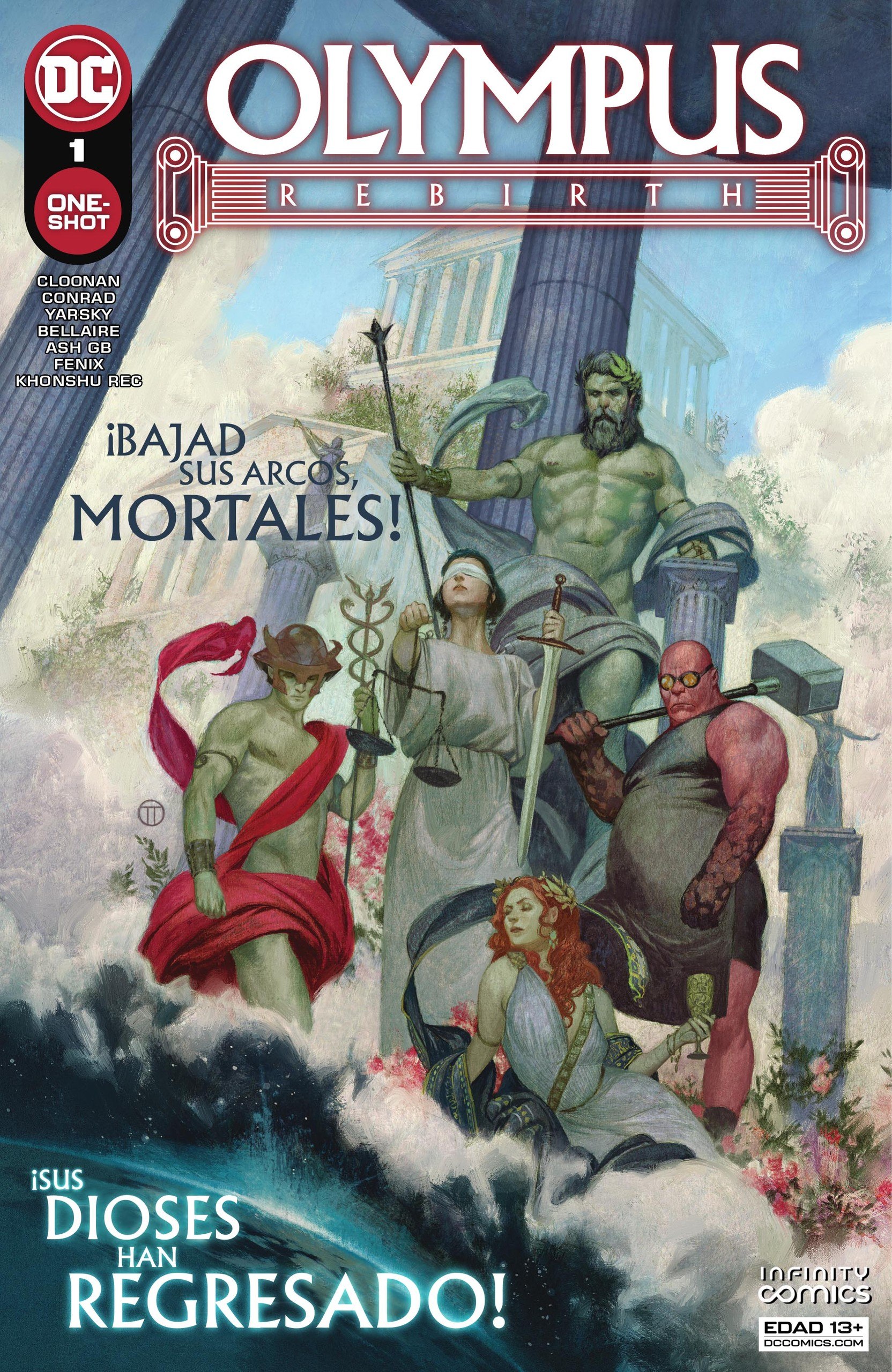 Portada ampliada de OLYMPUS REBIRTH