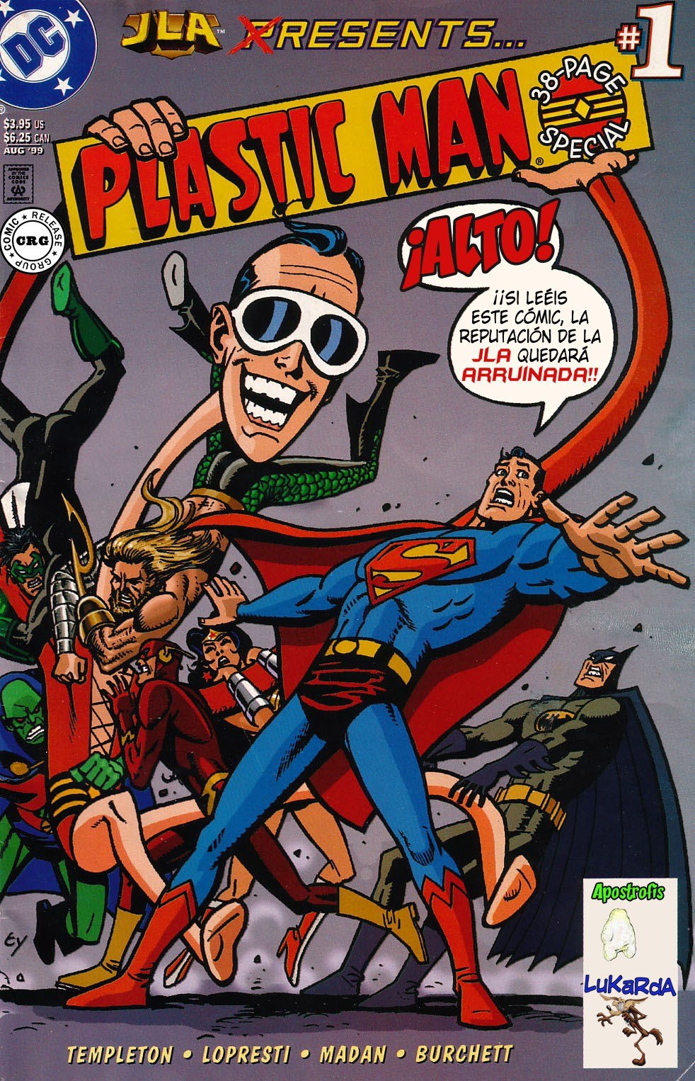 Portada ampliada de PLASTIC MAN