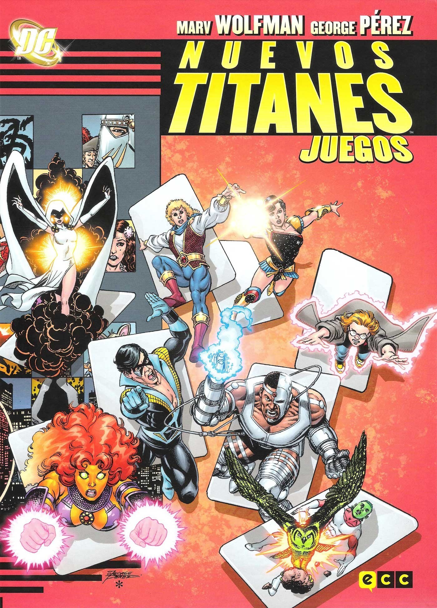 Portada ampliada de NUEVOS TITANES JUEGOS