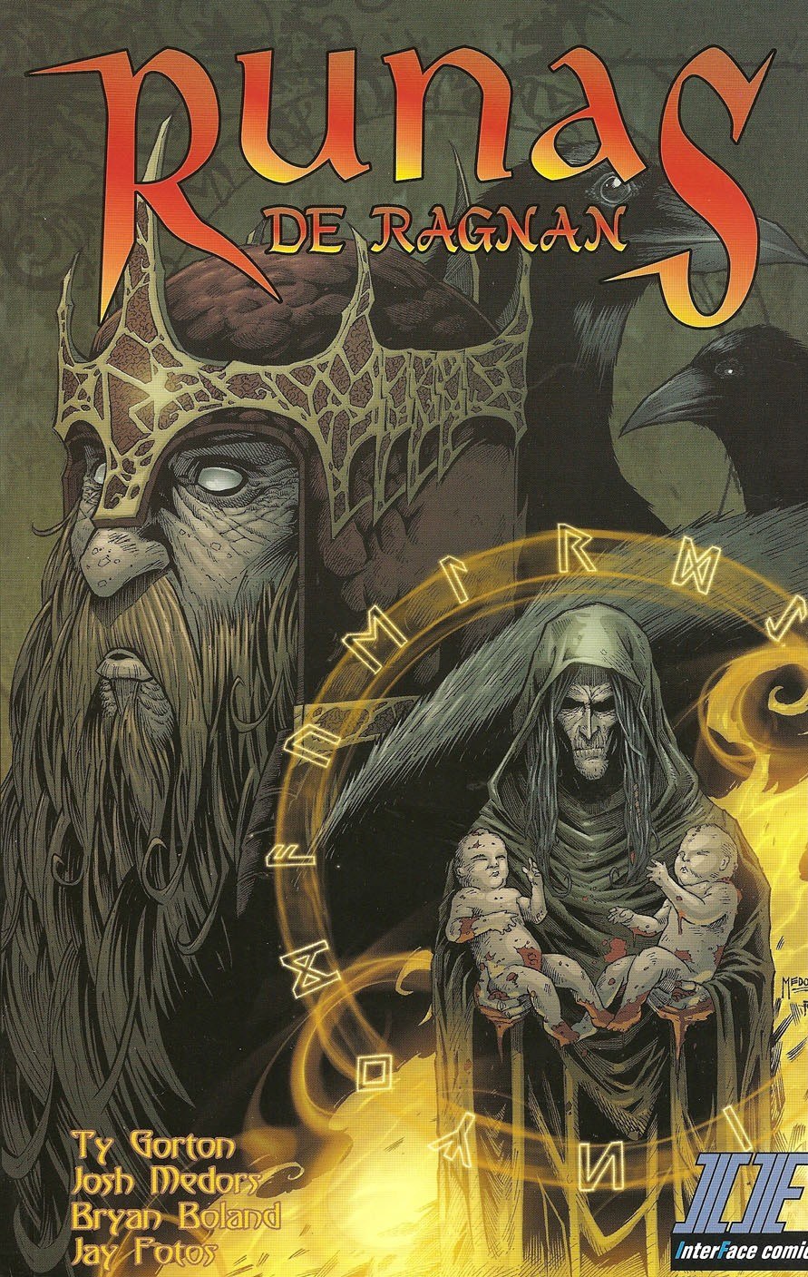 Portada ampliada de Runas de Ragnan