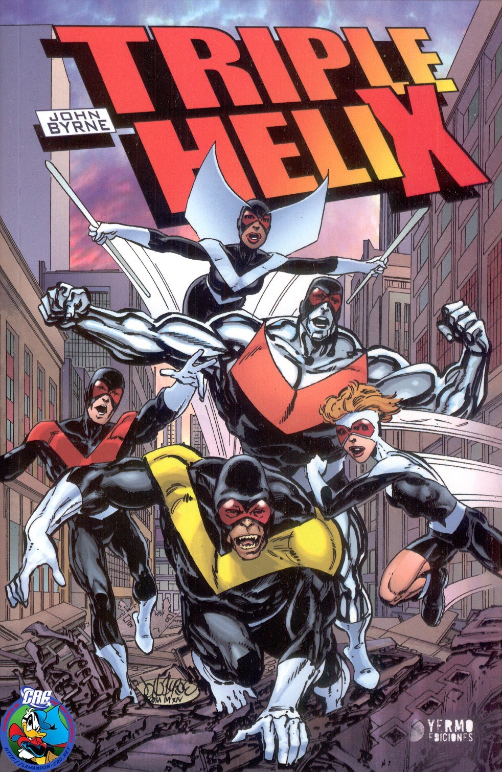 Portada ampliada de TRIPLE HELIX
