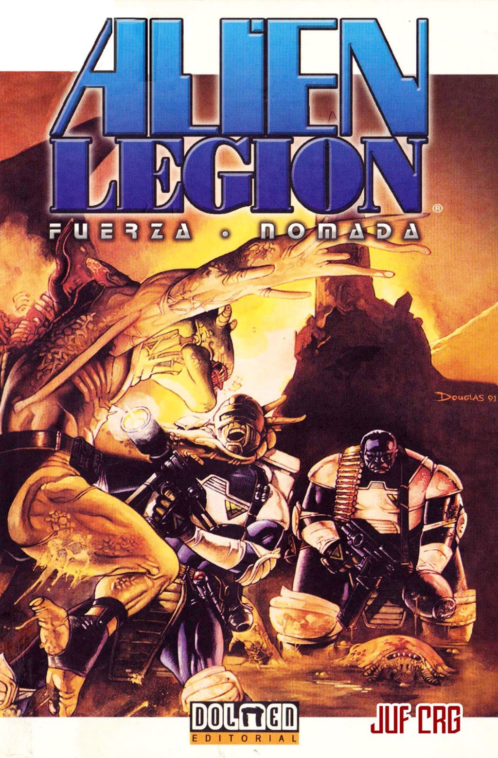 Portada ampliada de Alien Legion Vol2 (Epic - Ed.Dolmen)