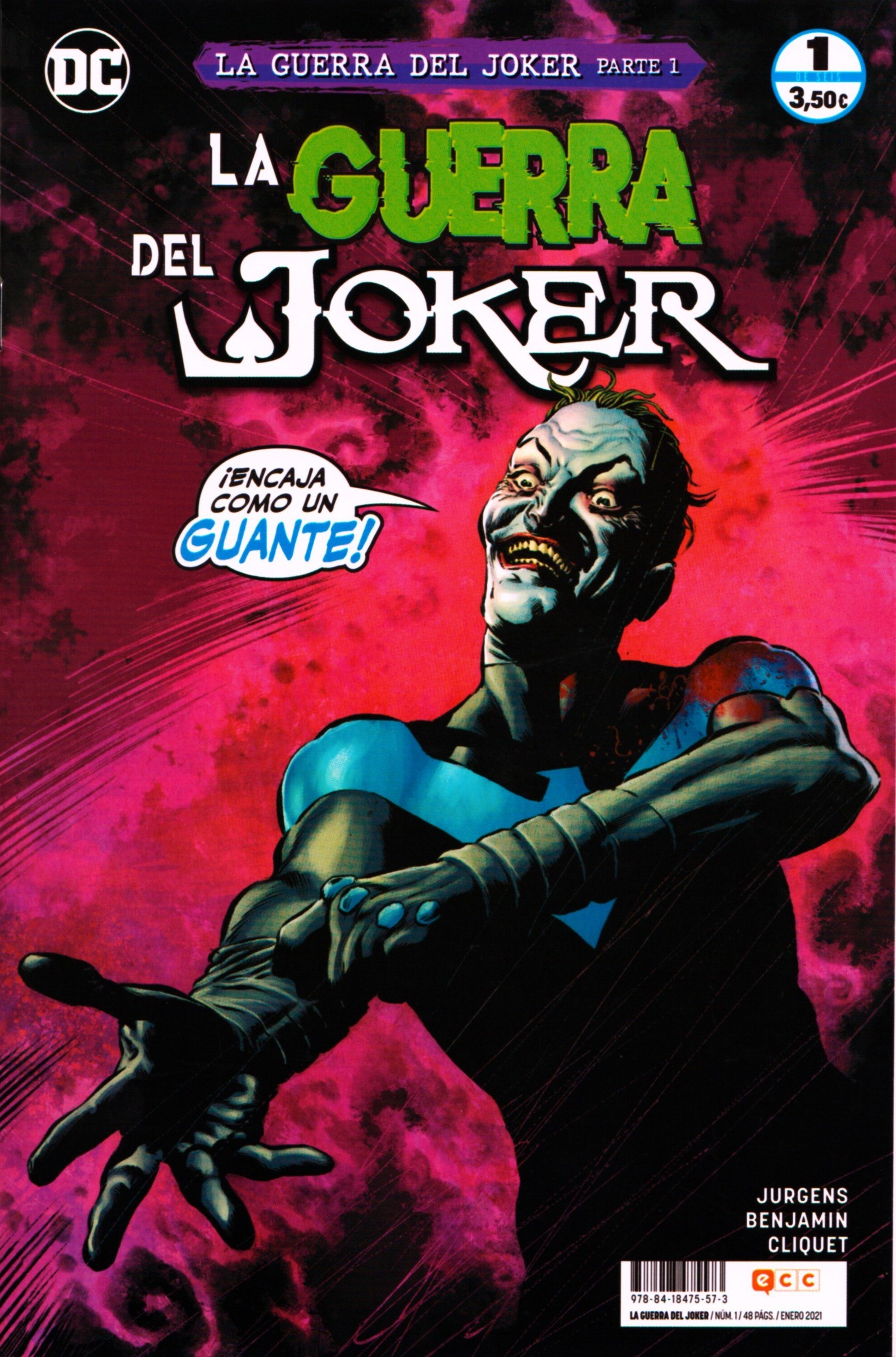 Portada ampliada de BATMAN
