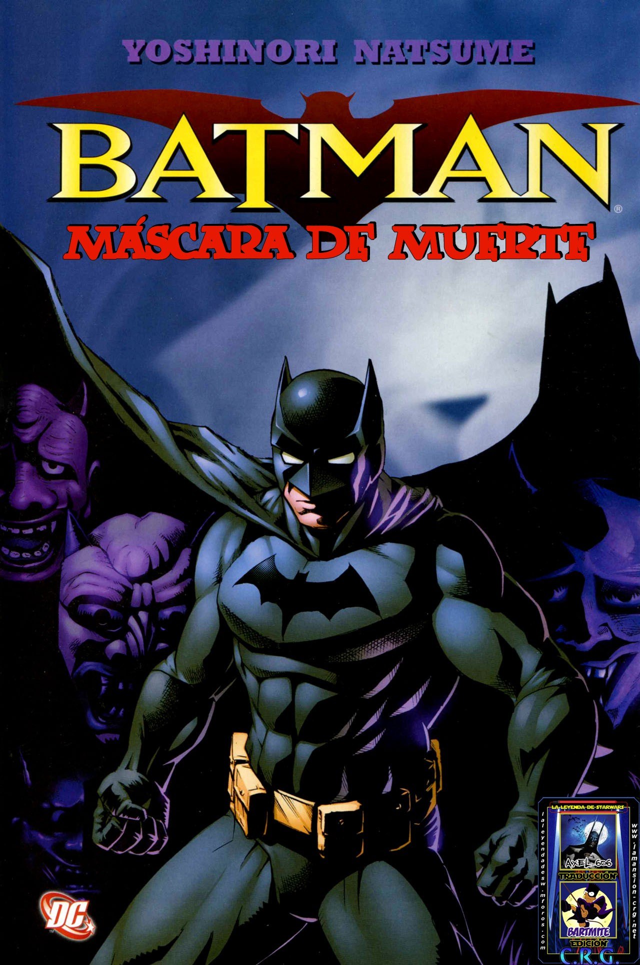 Portada ampliada de Batman - Mascara de Muerte