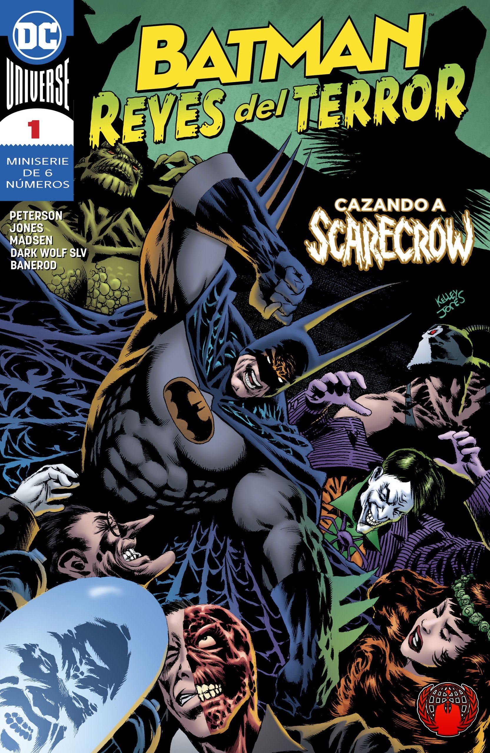 Portada ampliada de BATMAN REYES del TERROR