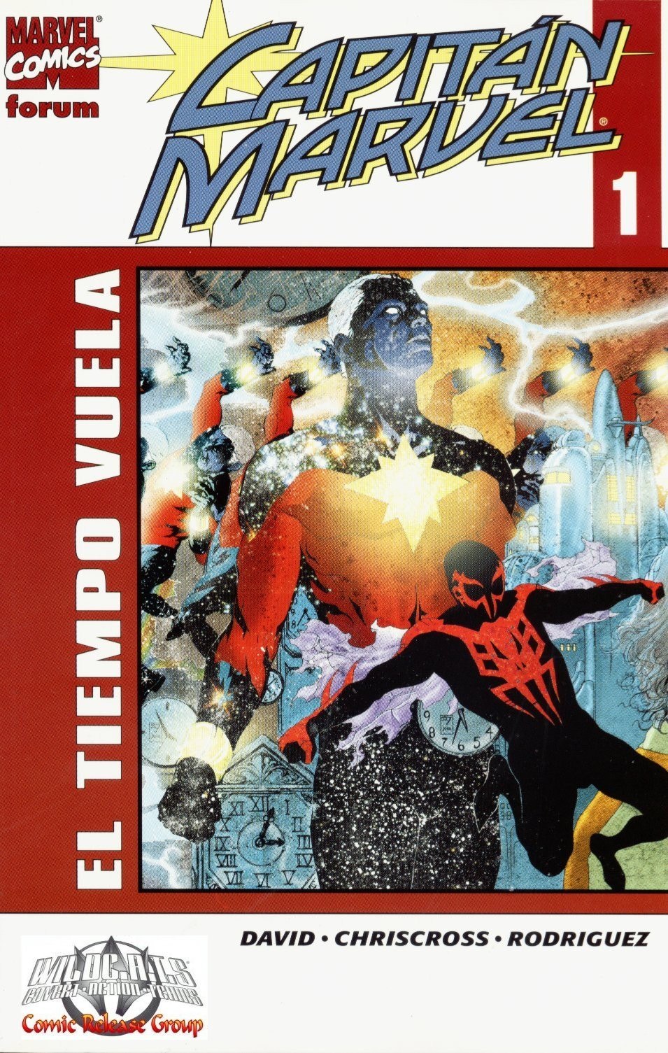Portada ampliada de CAPITÁN MARVEL