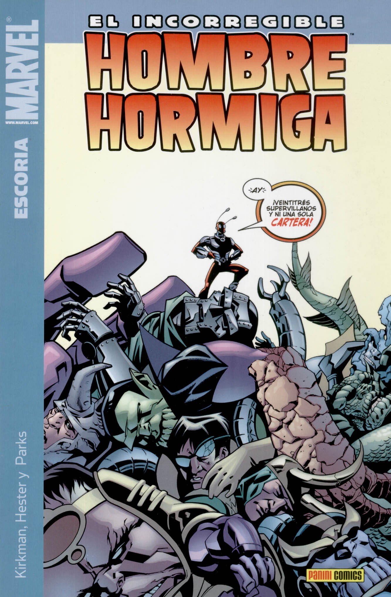 Portada ampliada de EL INCORREGIBLE HOMBRE HORMIGA