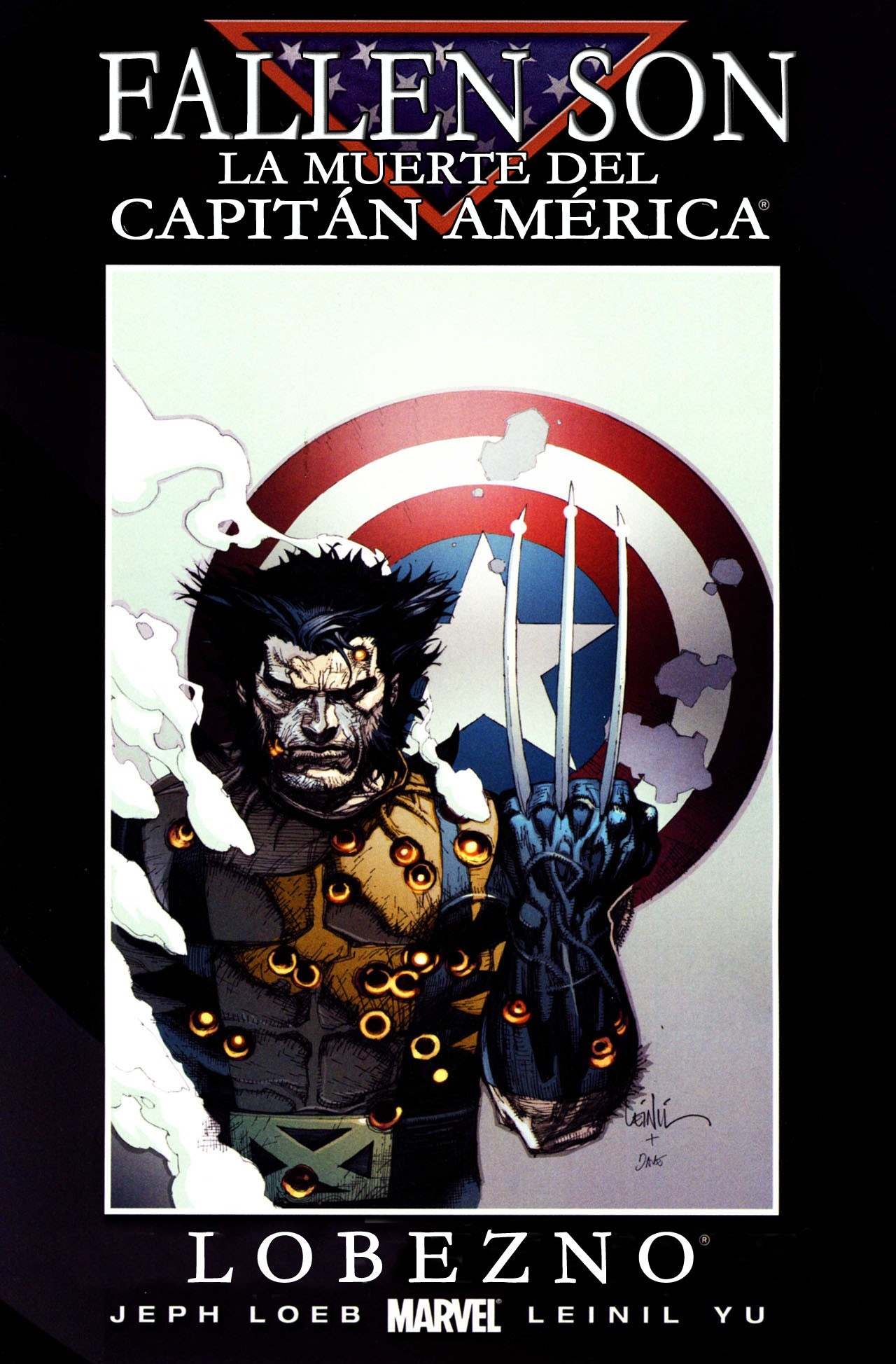 Portada ampliada de FALLEN SON LA MUERTE DEL CAPITÁN AMÉRICA
