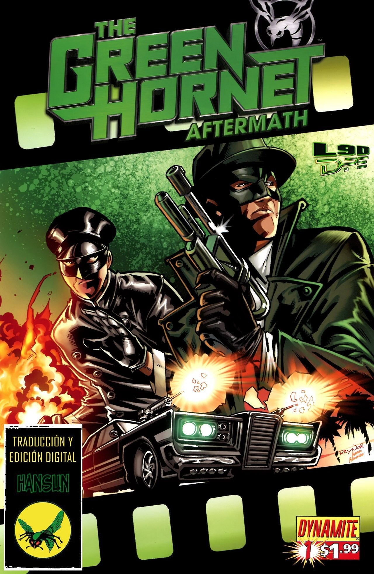 Portada ampliada de THE GREEN HORNET AFTERMATH