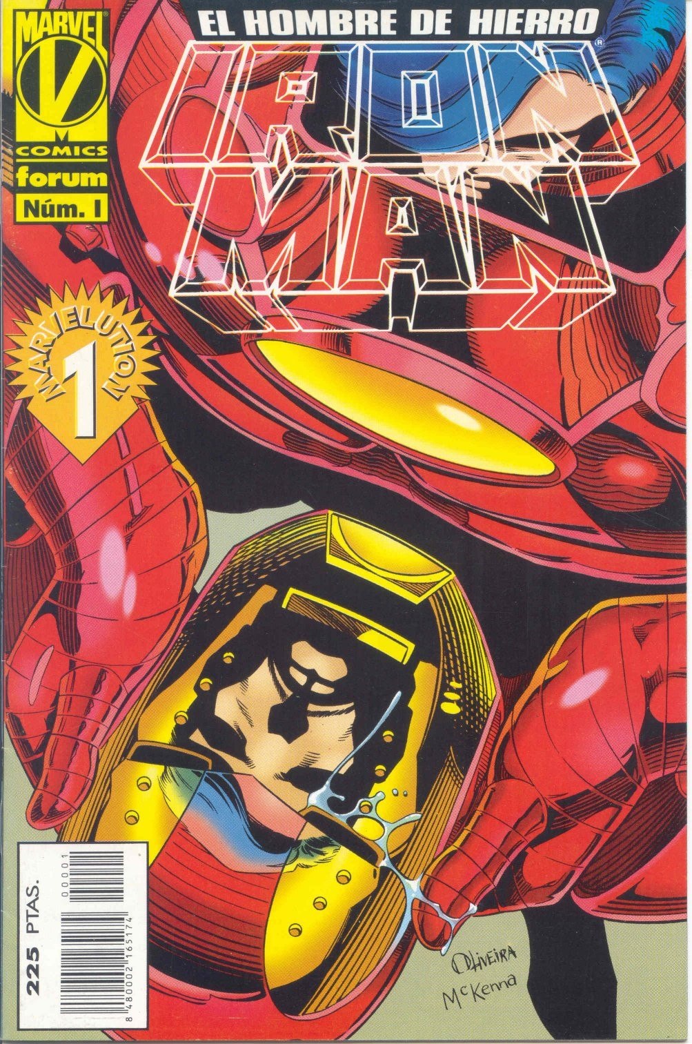 Portada ampliada de EL HOMBRE DE HIERRO