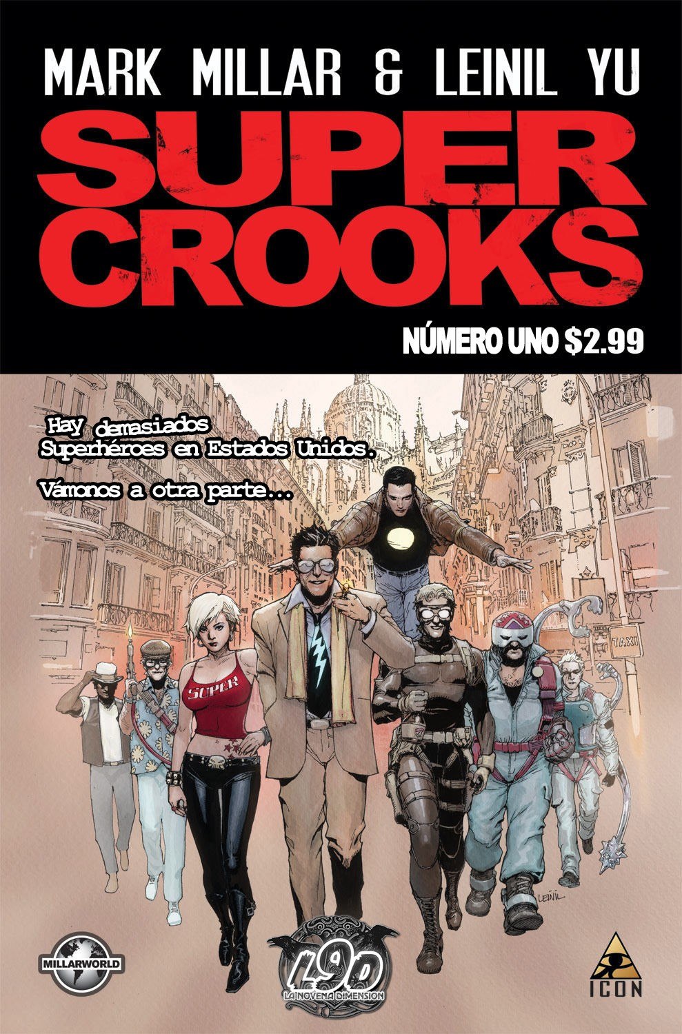 Portada ampliada de SUPER CROOKS
