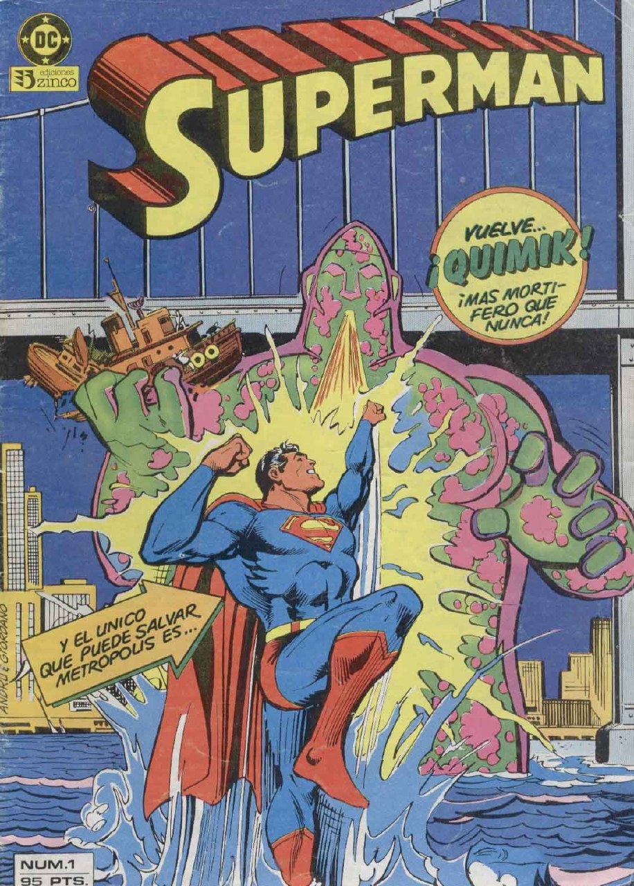 Portada ampliada de SUPERMAN