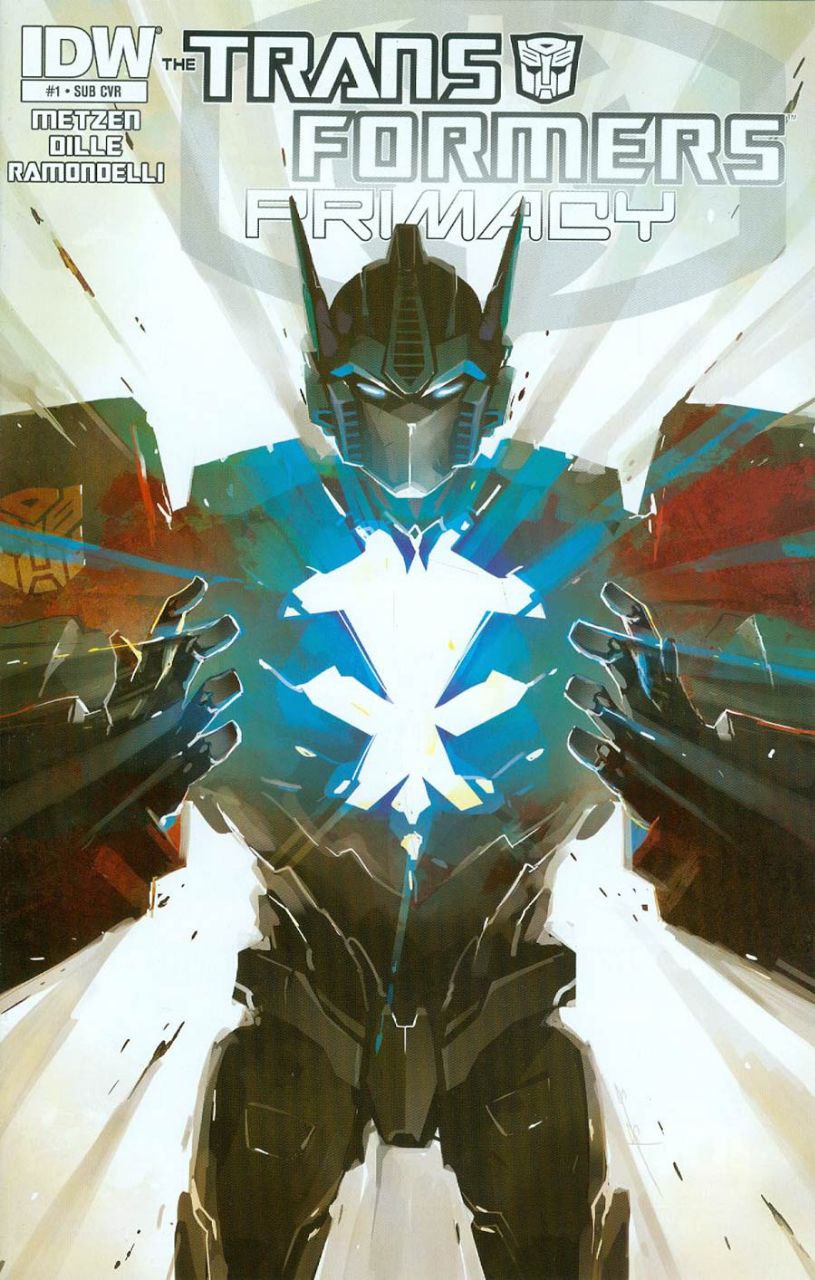 Portada ampliada de The Transformers: Primacy