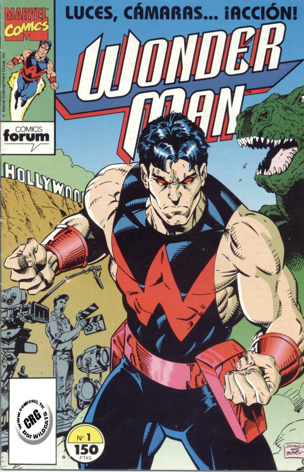 Portada ampliada de Wonder Man