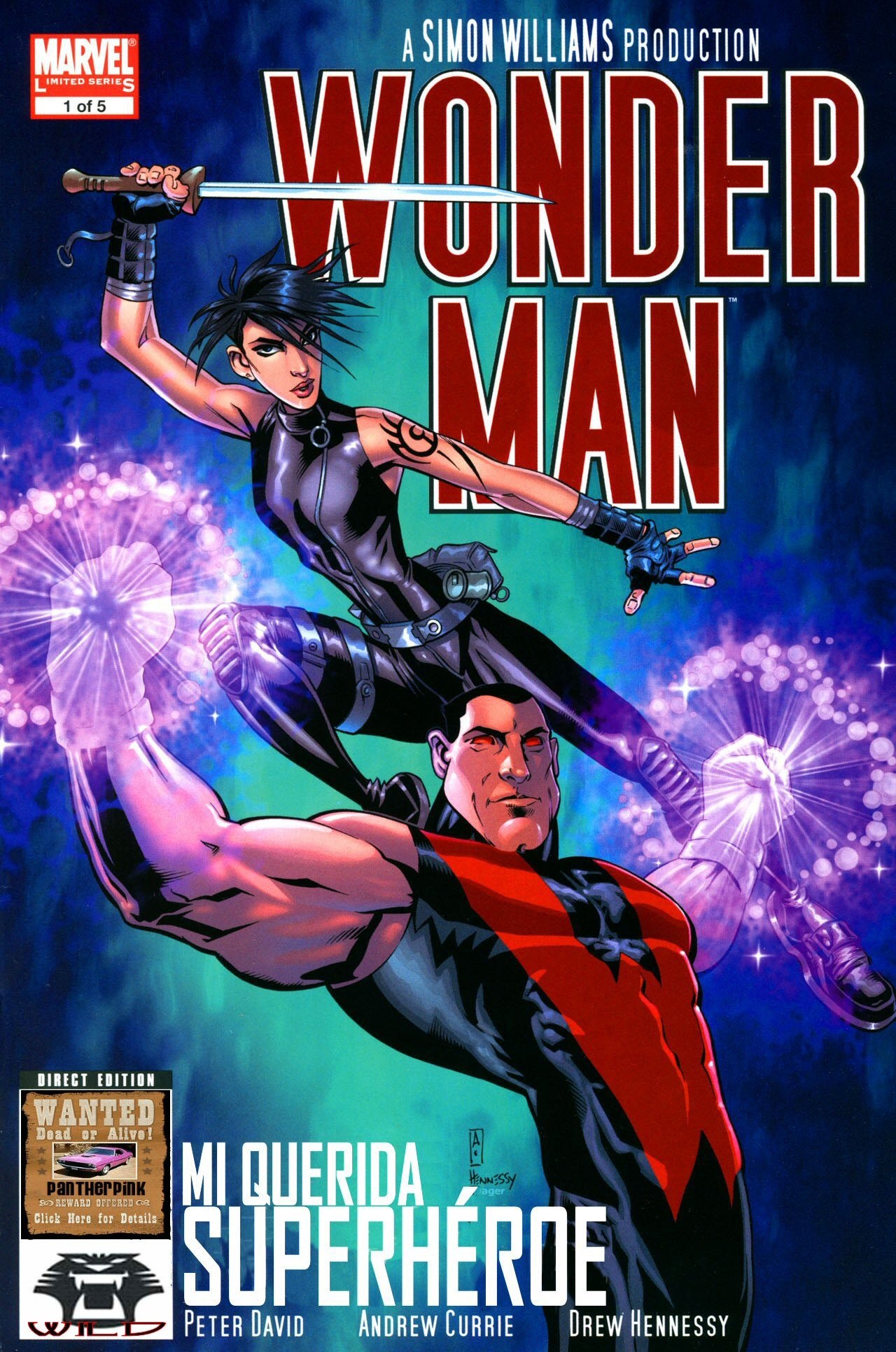 Portada ampliada de WONDER MAN