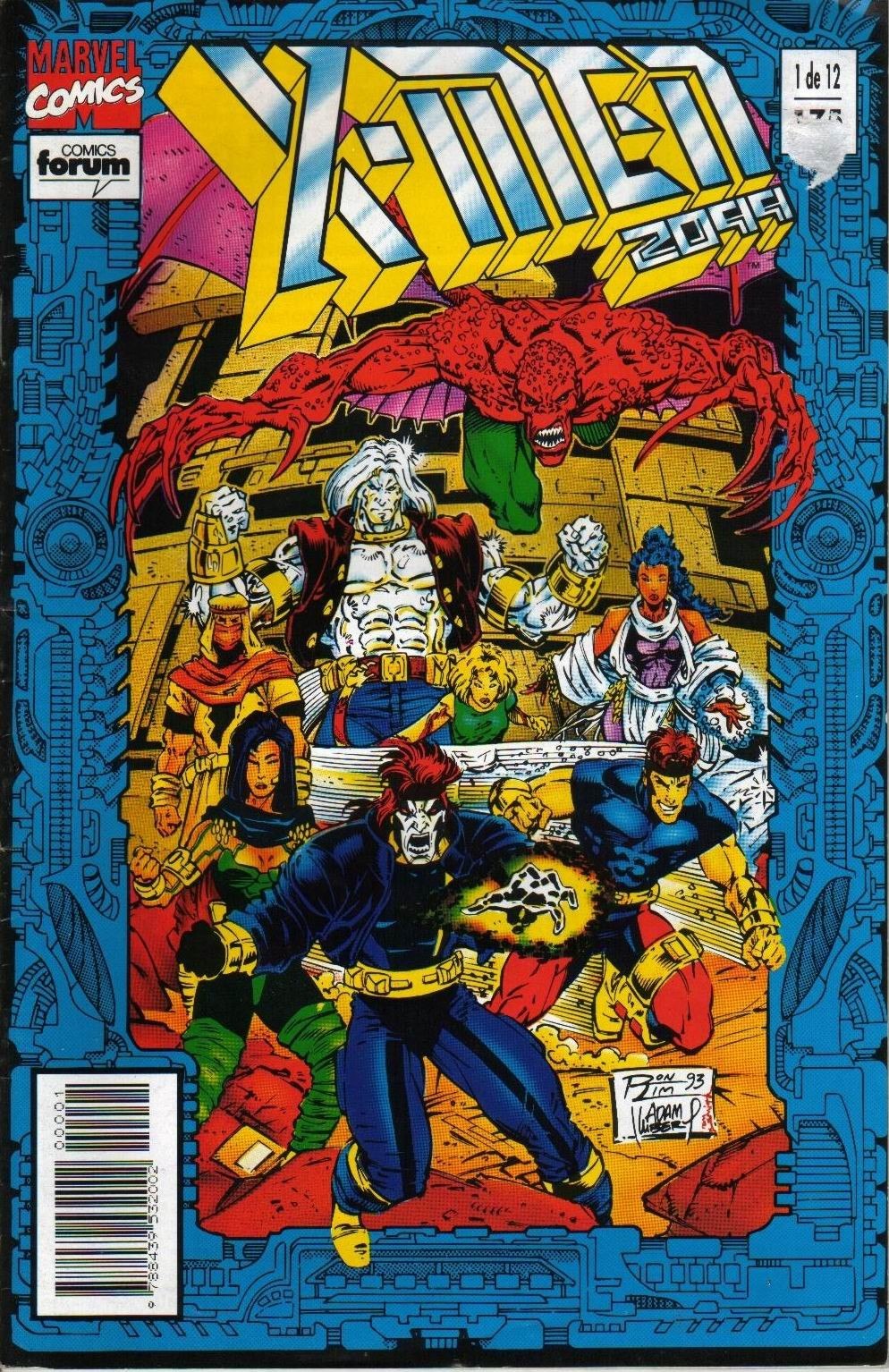 Portada ampliada de X-Men