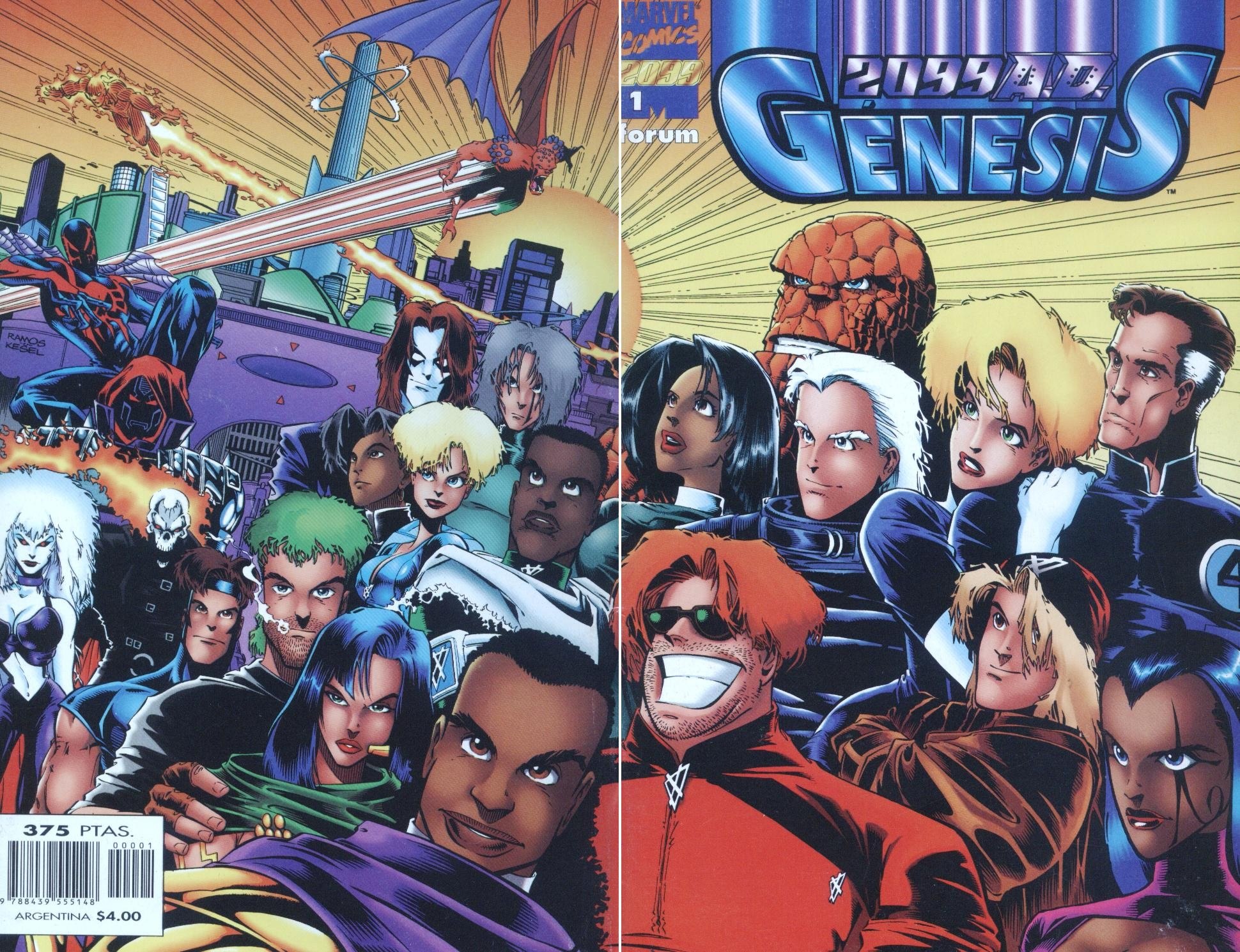 Portada ampliada de 2099 AND GENESIS