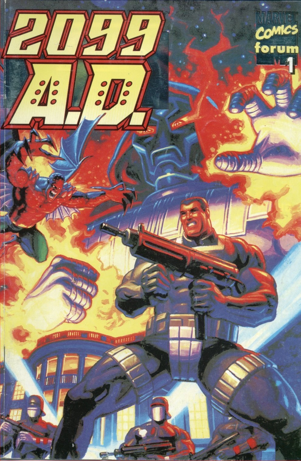 Portada ampliada de 2099 A.D.