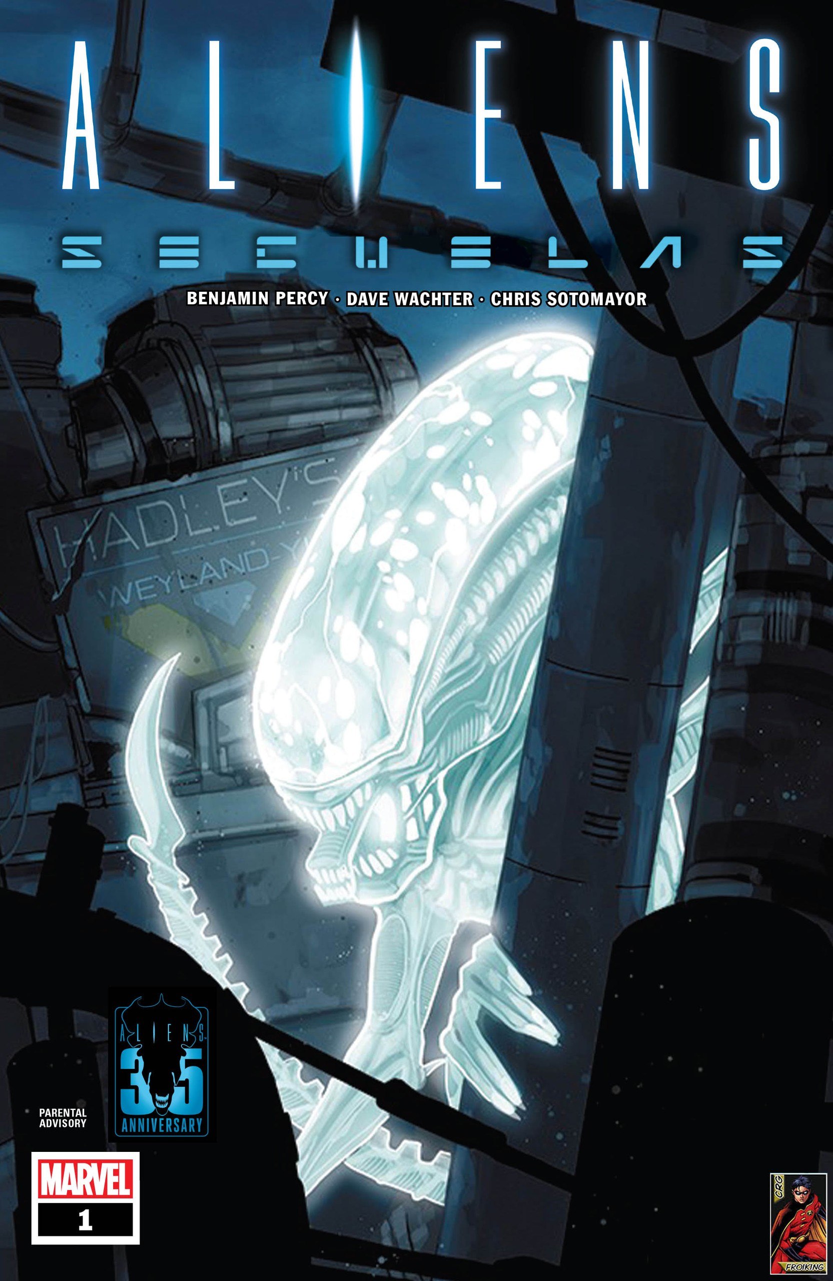 Portada ampliada de Aliens.-.Secuelas.01.(CRG).(por.Froiking)
