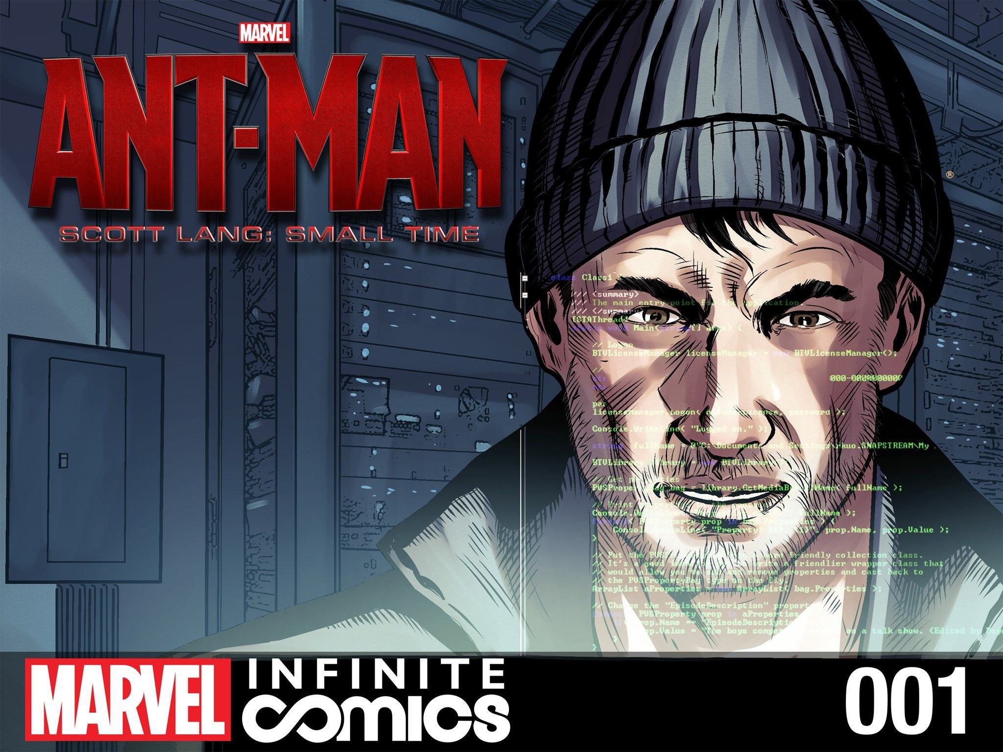 Portada ampliada de ANT-MAN