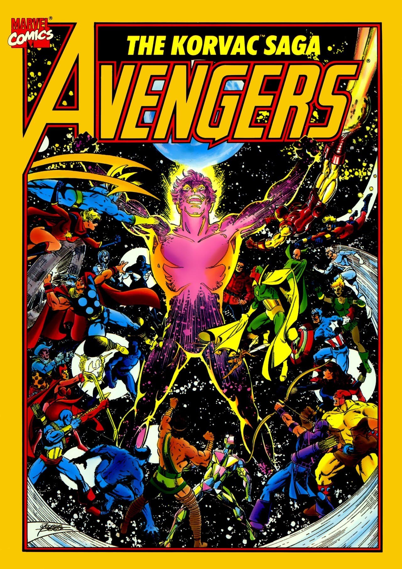 Portada ampliada de THE KORVAC SAGA