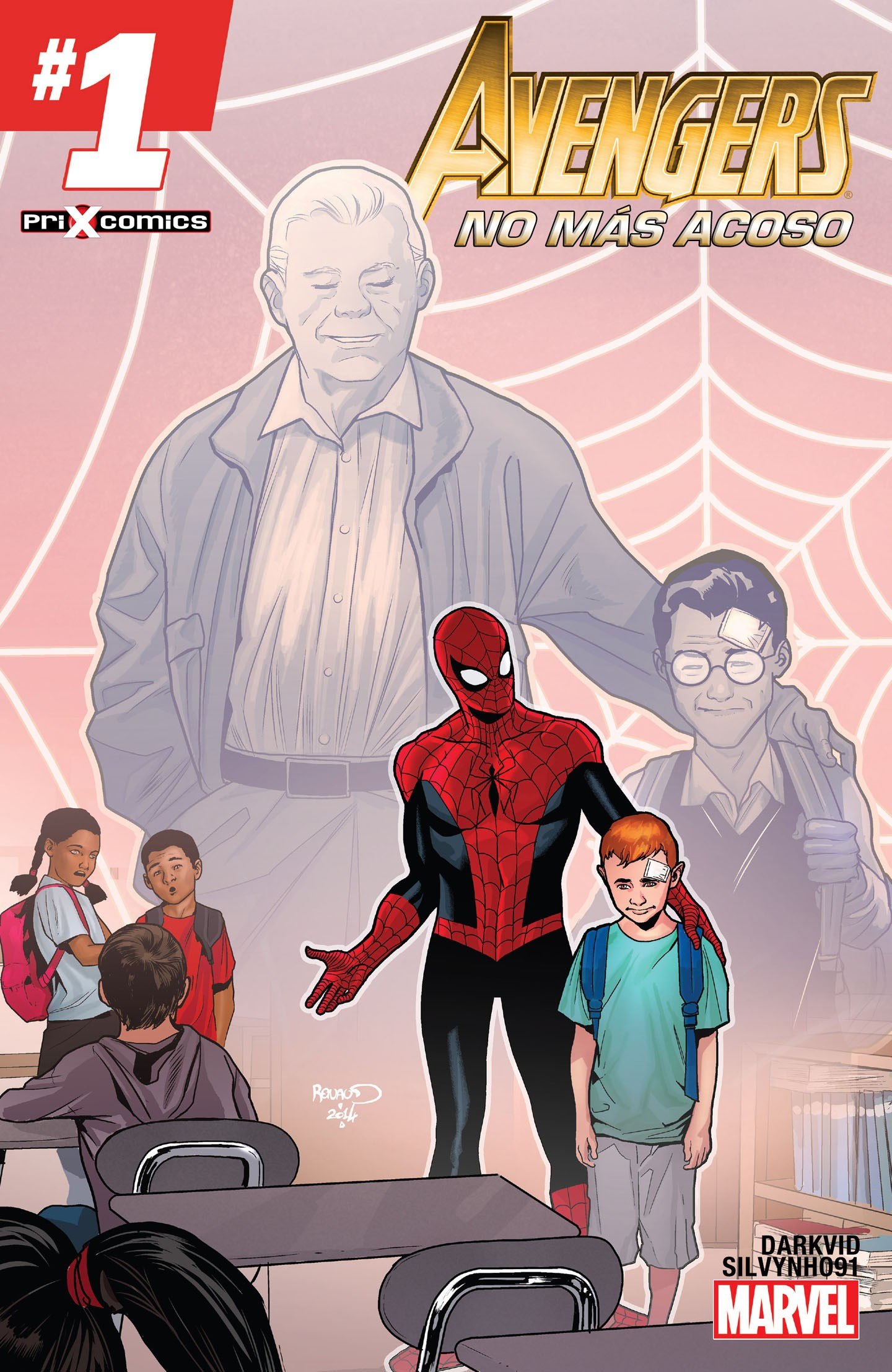 Portada ampliada de AVENGERS NO MÁS ACOSO