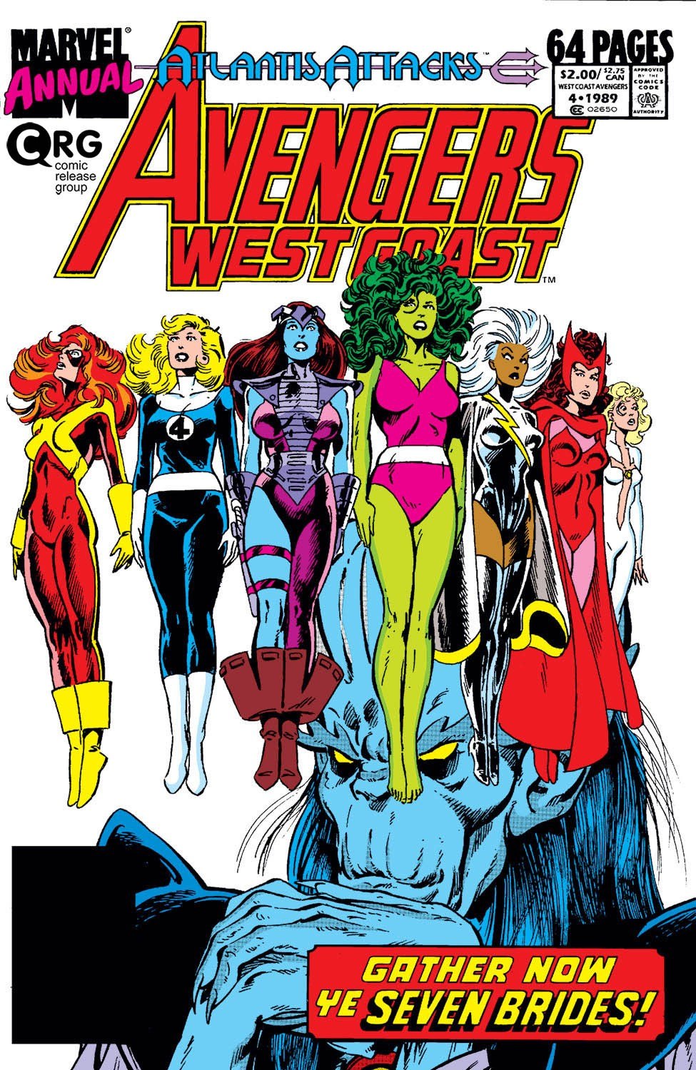 Portada ampliada de AVENGERS WESTCOAST