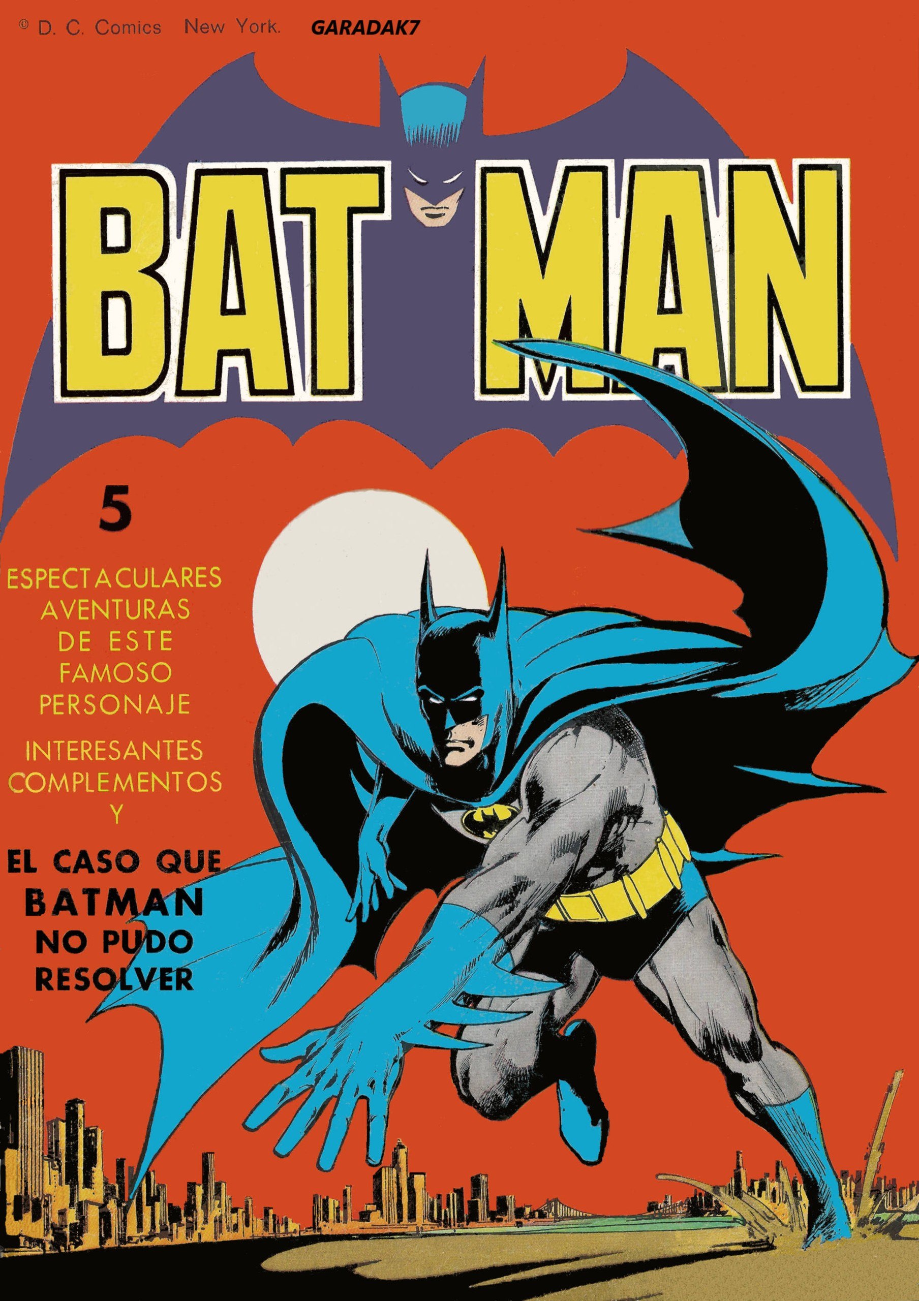Portada ampliada de BAT MAN