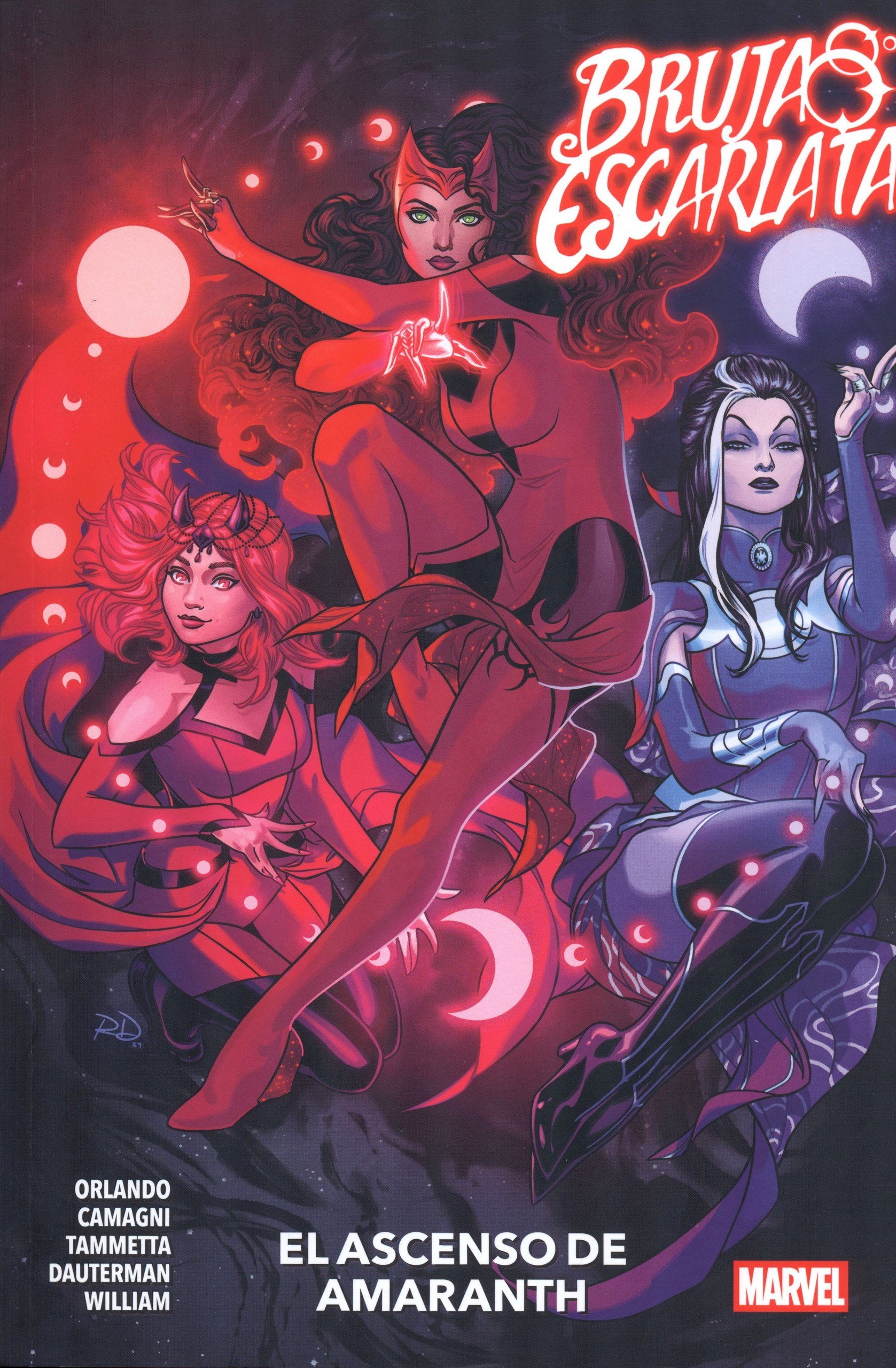 Portada ampliada de Brujas Escarlata: El Ascenso de Amaranth