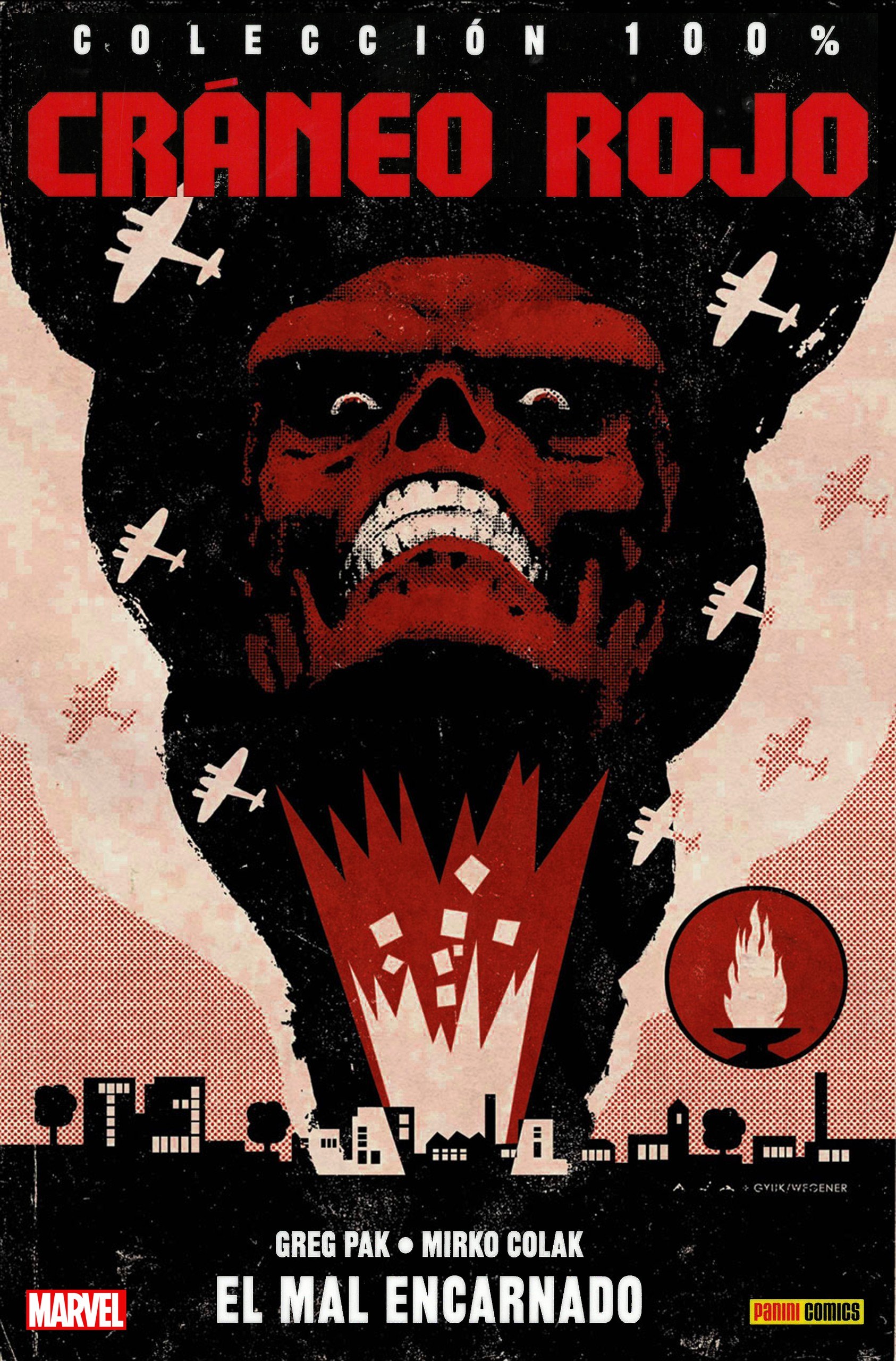 Portada ampliada de CRÁNEO ROJO
