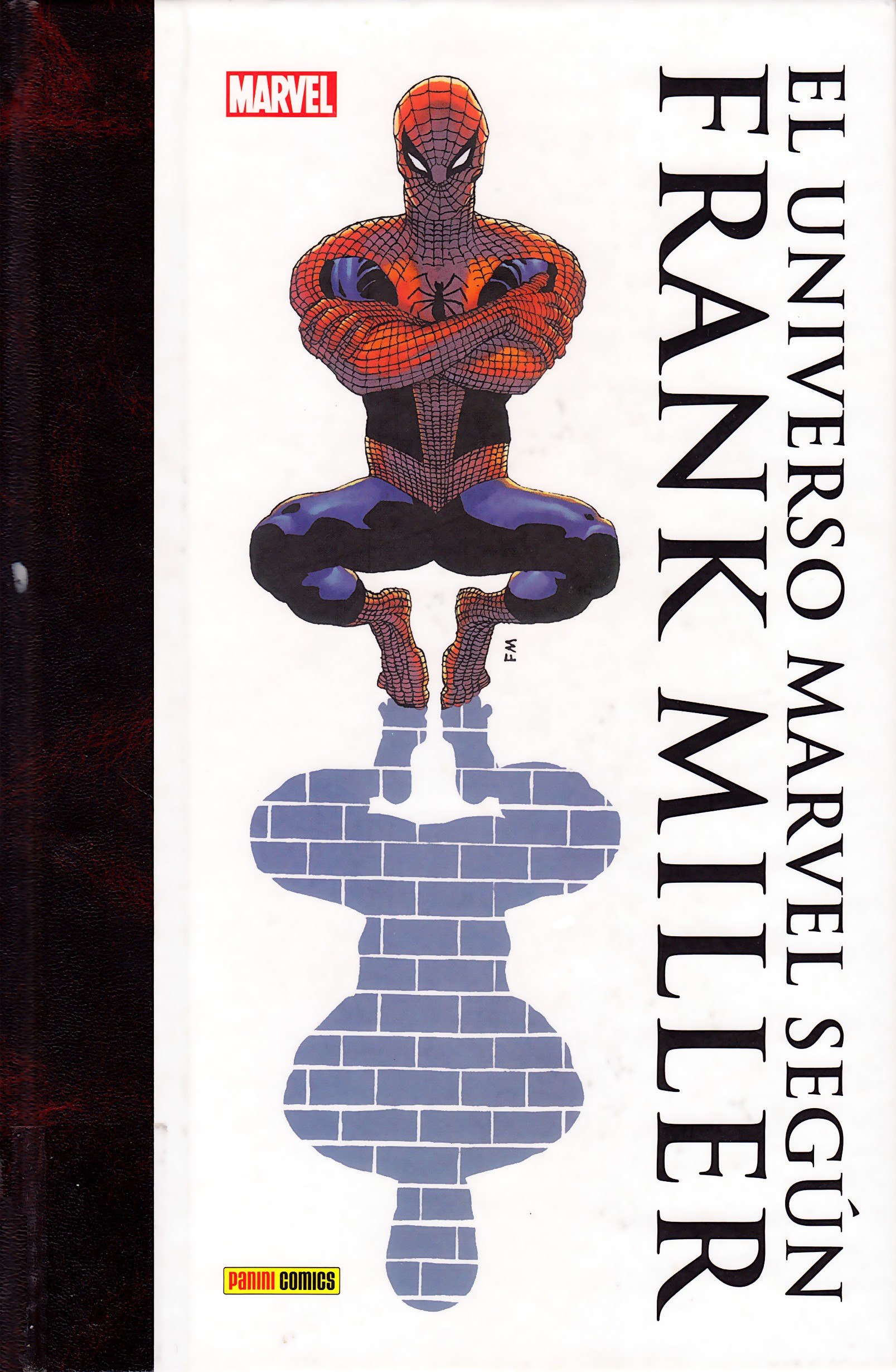 Portada ampliada de EL UNIVERSO MARVEL SEGÚN FRANK MILLER