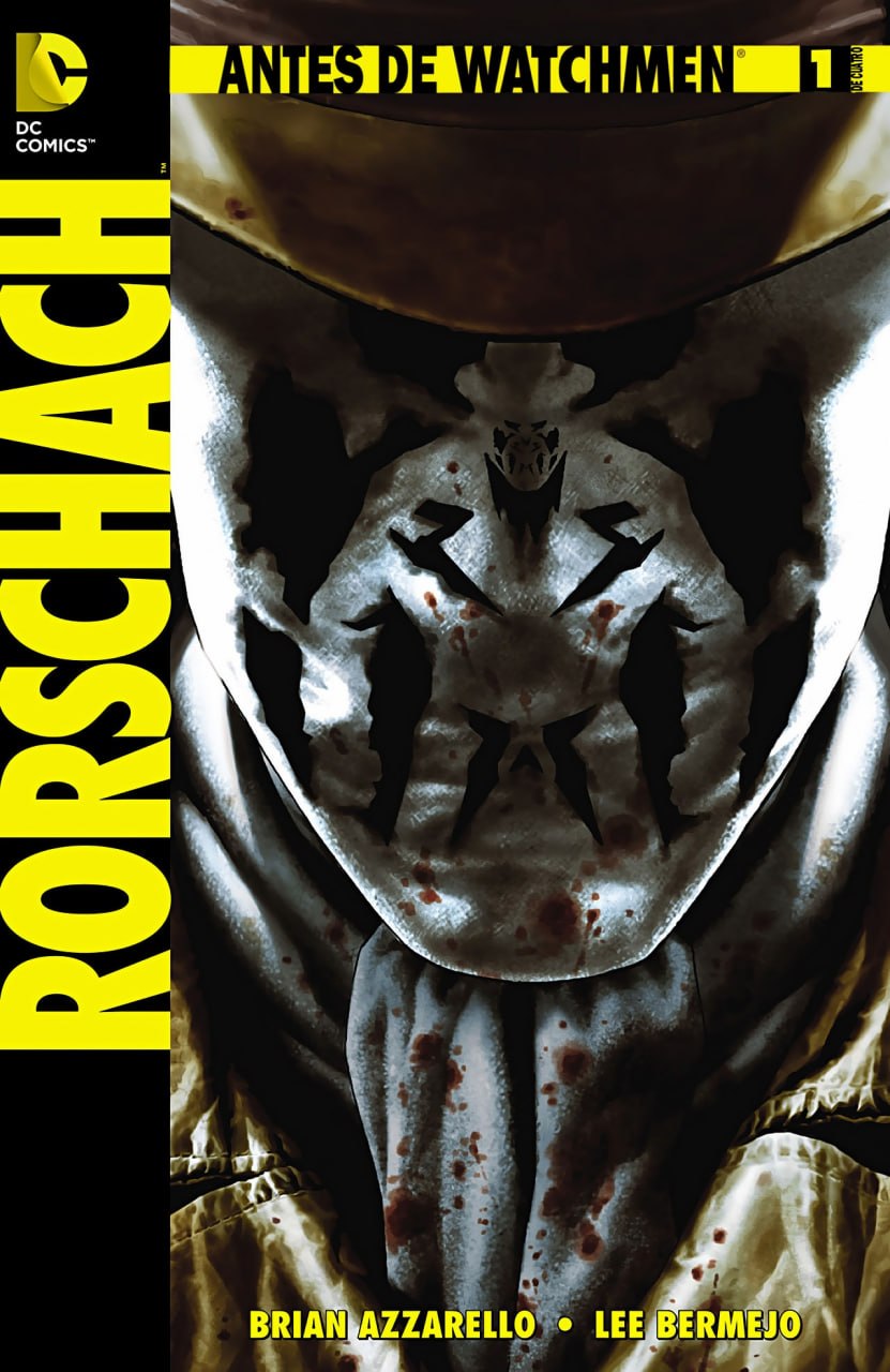 Portada ampliada de Before Watchmen #6- Rorschach