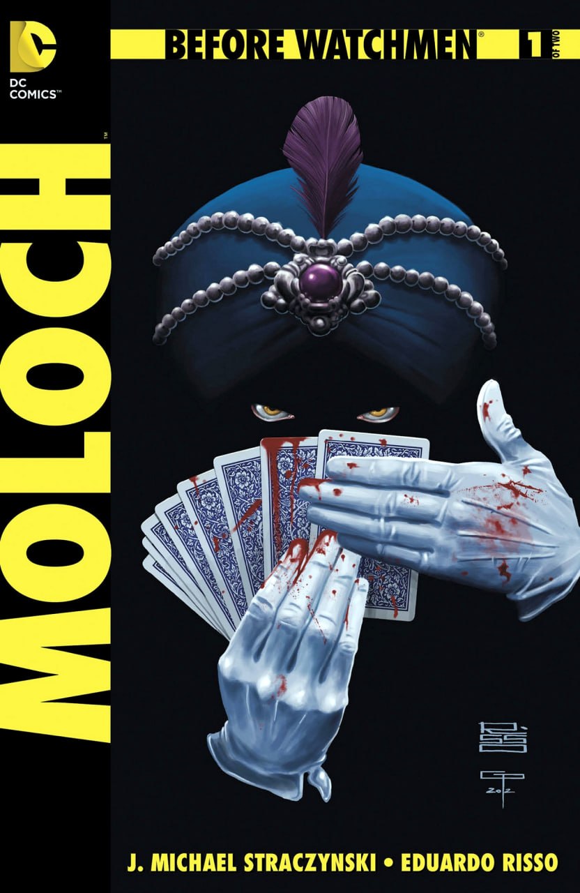 Portada ampliada de Before Watchmen #8- Moloch