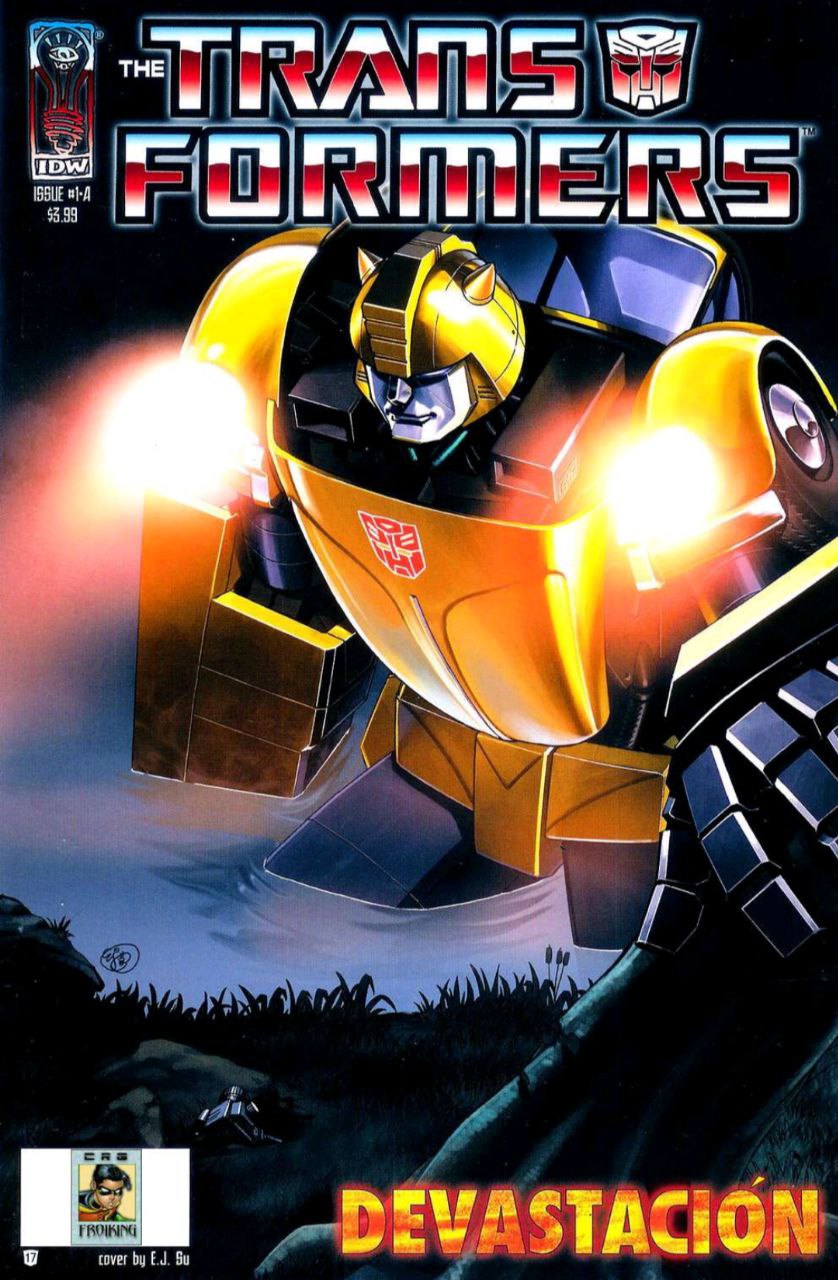 Portada ampliada de THE TRANSFORMERS