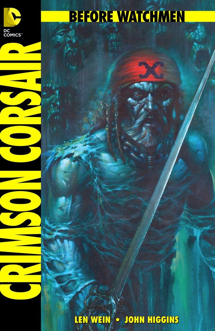 Portada ampliada de Before Watchmen #10- Crimson Corsair (One Shot)