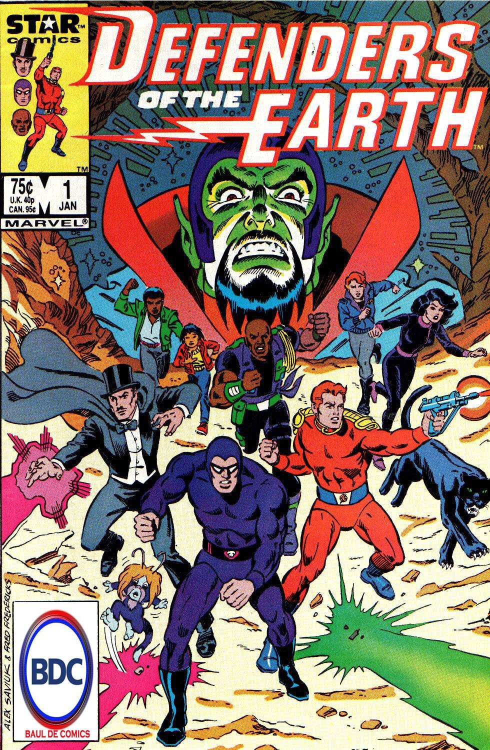 Portada ampliada de DEFENDERS OF THE EARTH