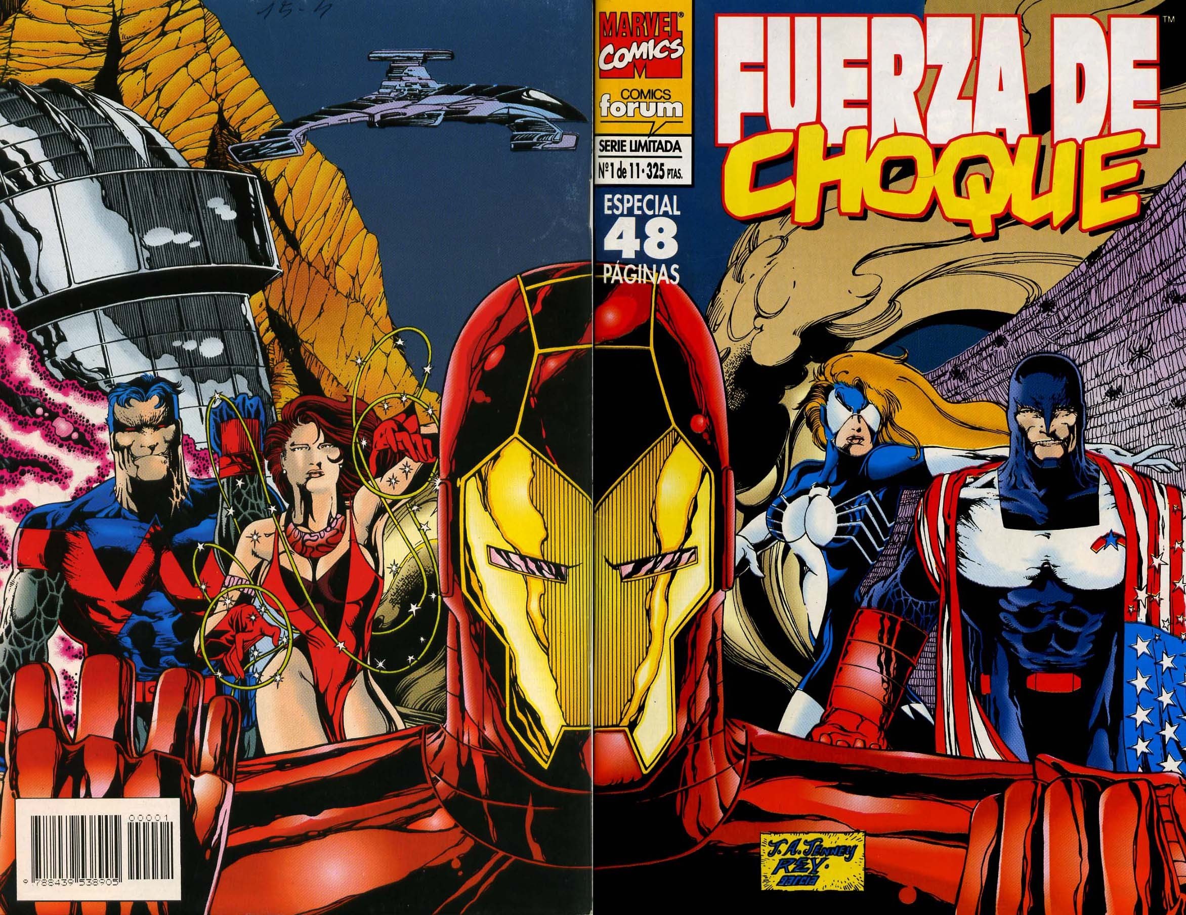 Portada ampliada de FUERZA DE CHOQUE
