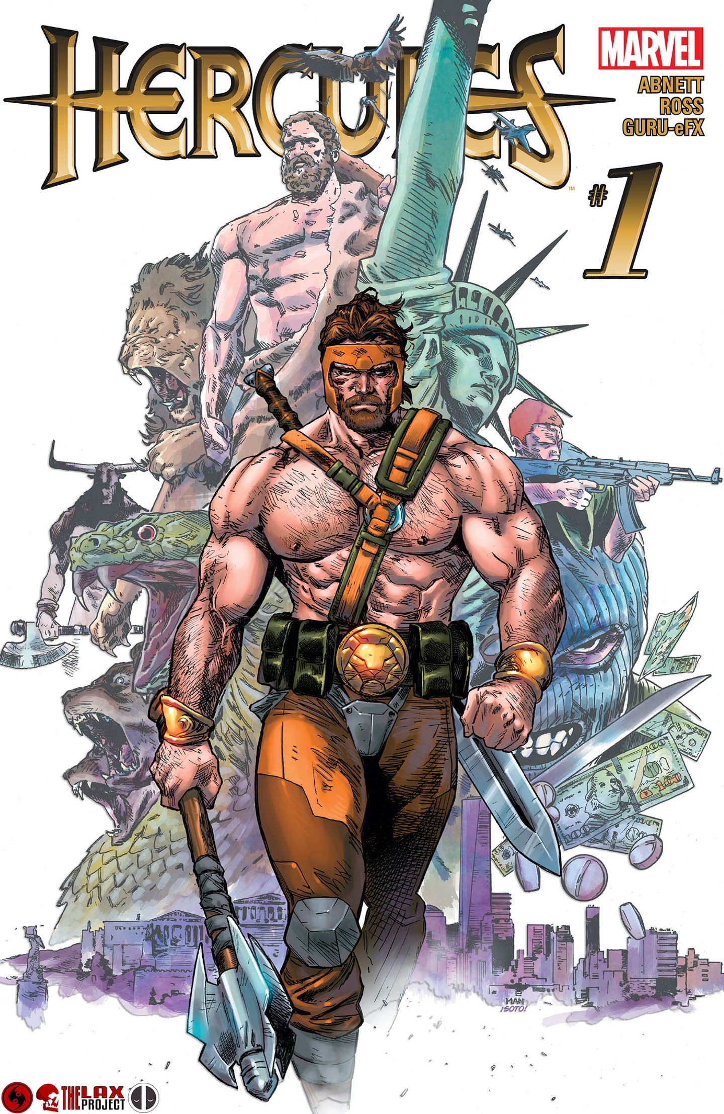 Portada ampliada de HERCULES #1