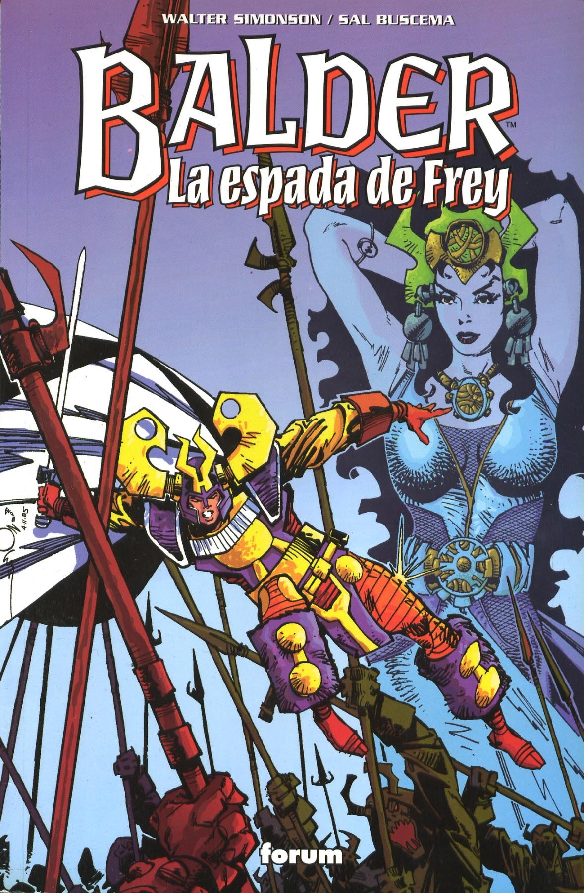 Portada ampliada de BALDER La espada de Frey