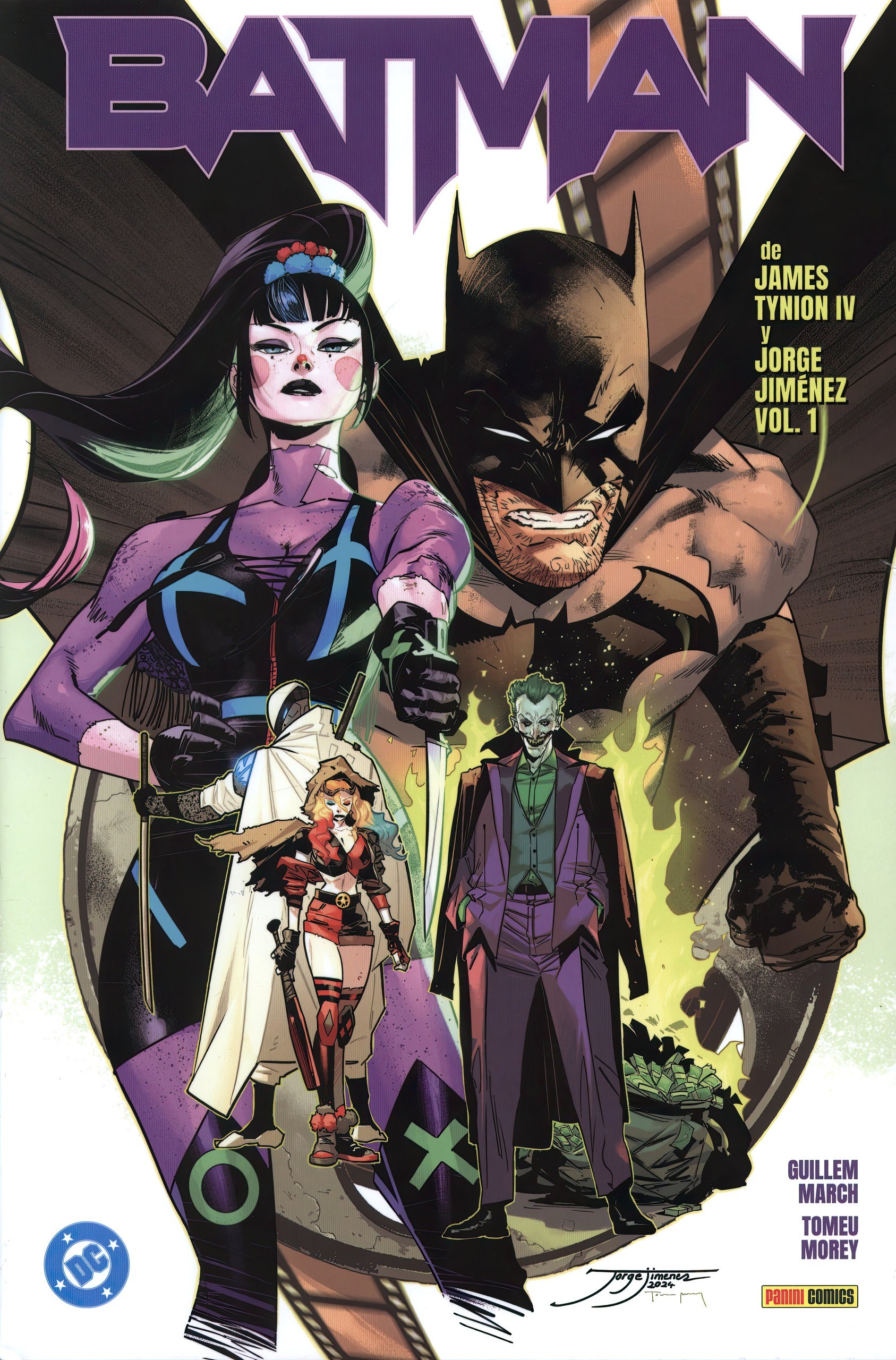 Portada ampliada de BATMAN