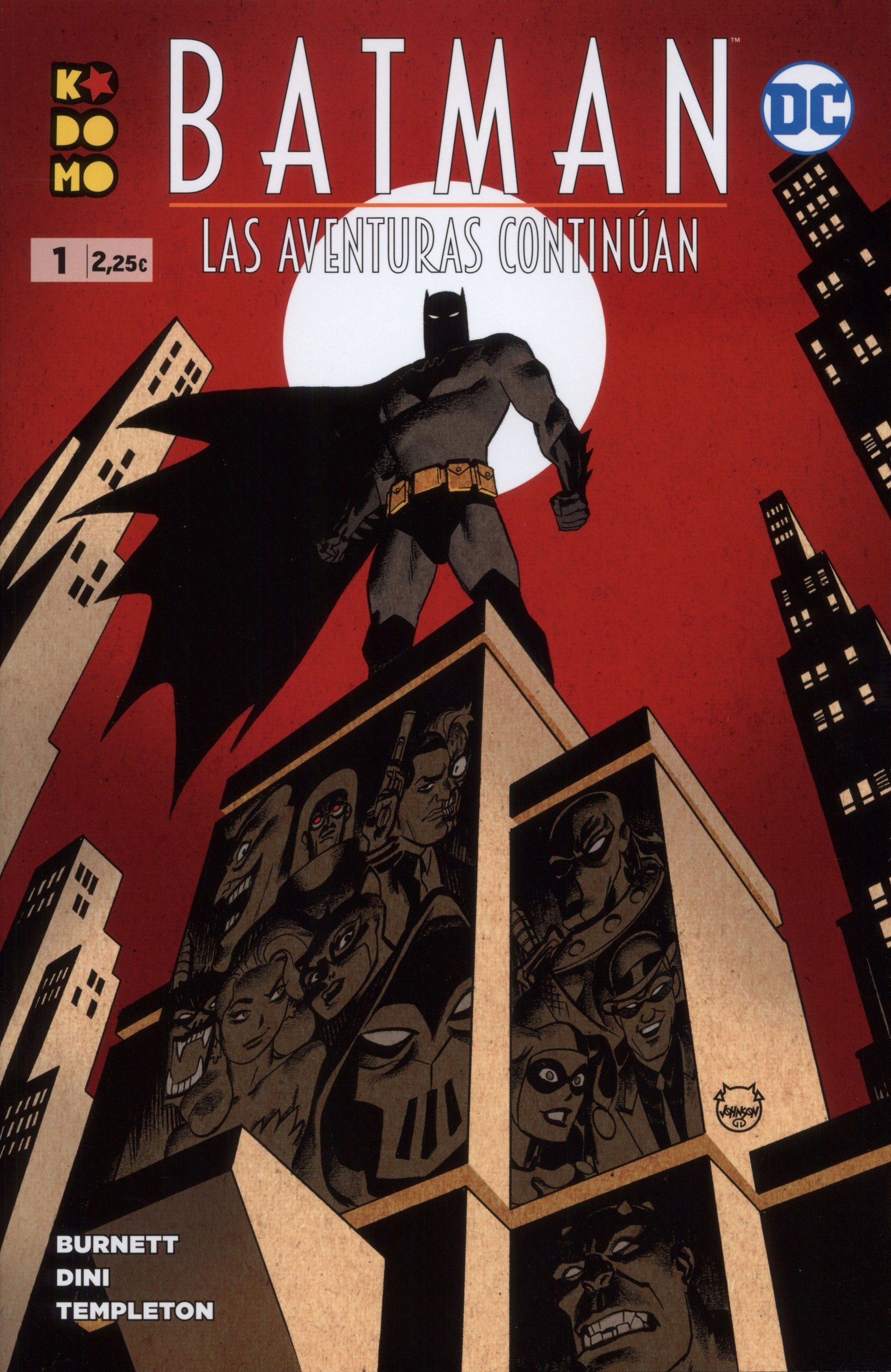 Portada ampliada de Batman: Las aventuras continúan