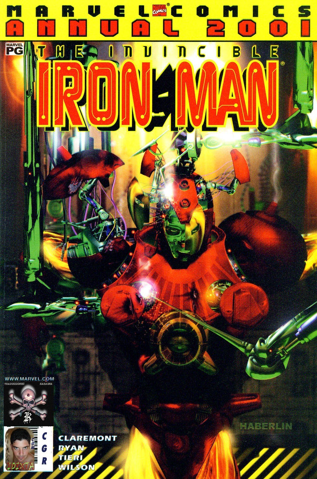 Portada ampliada de THE INVINCIBLE IRON MAN