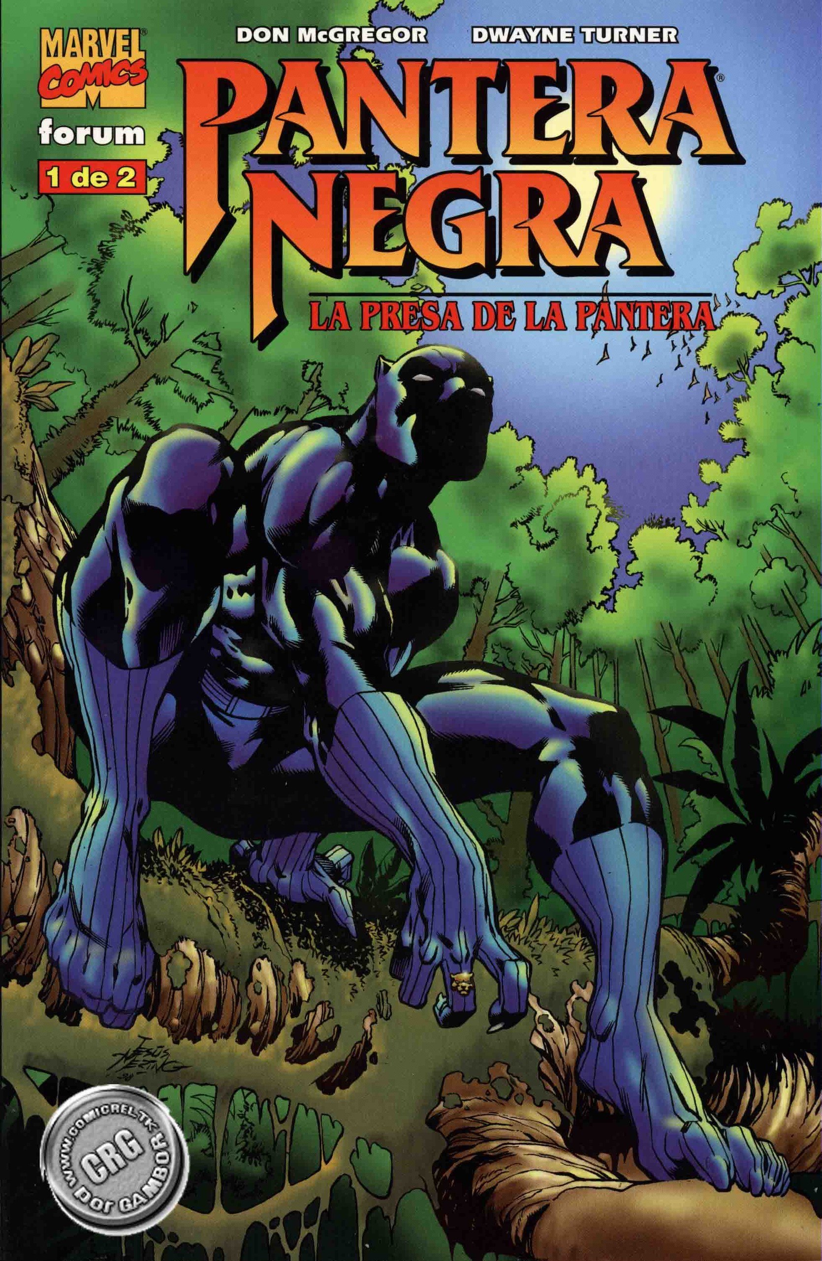 Portada ampliada de La Presa de la Pantera
