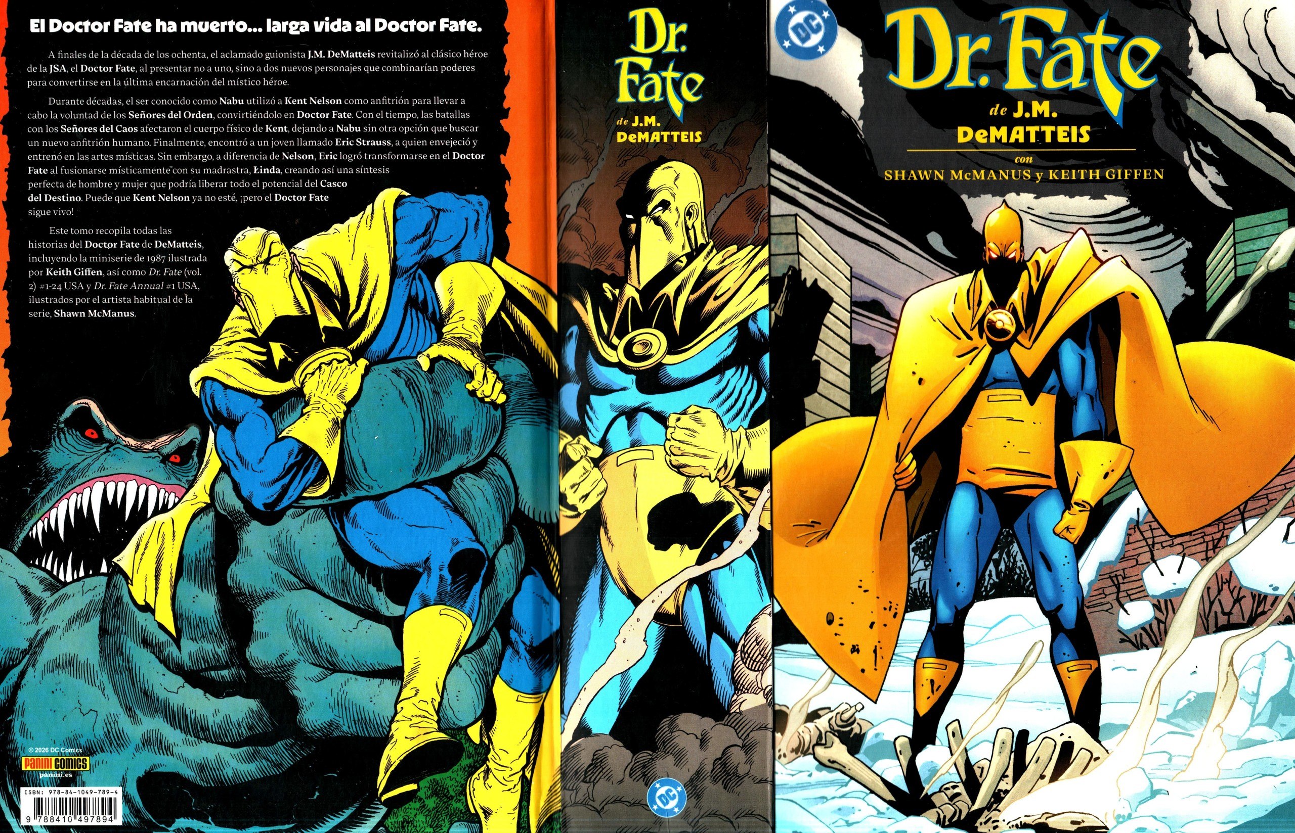 Portada ampliada de Dr.Fate Integral.Tiranoyo.CRG